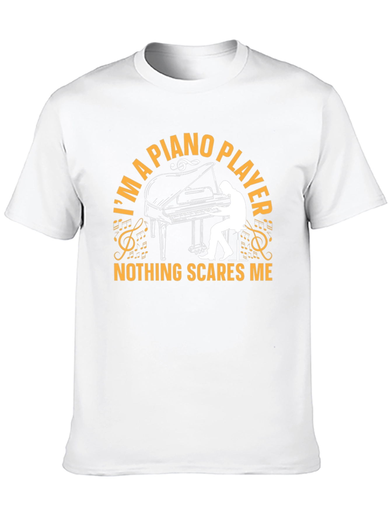 Piano Player Graphic T-Shirt - Music Lover Tee