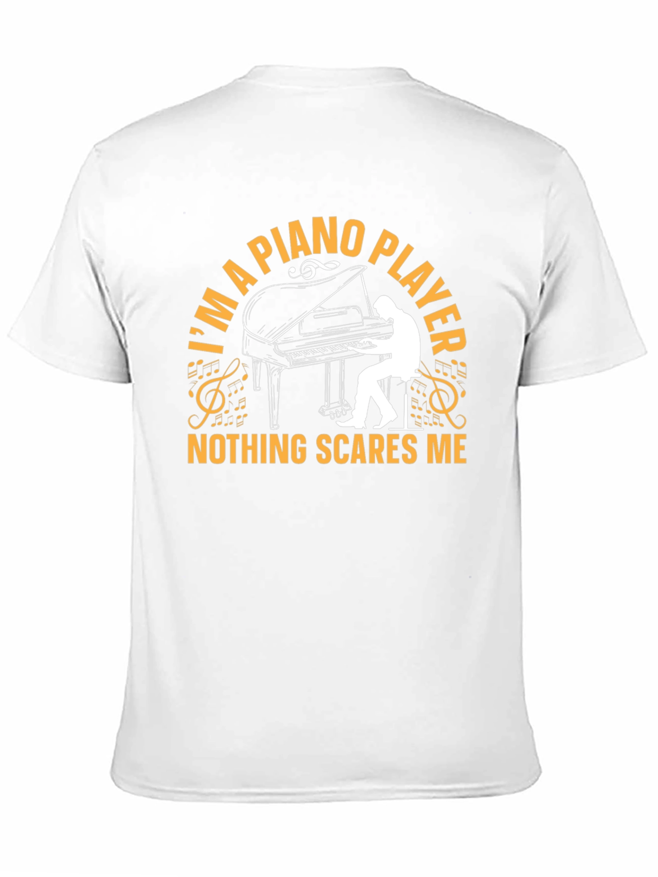 Piano Player Graphic T-Shirt - Music Lover Tee
