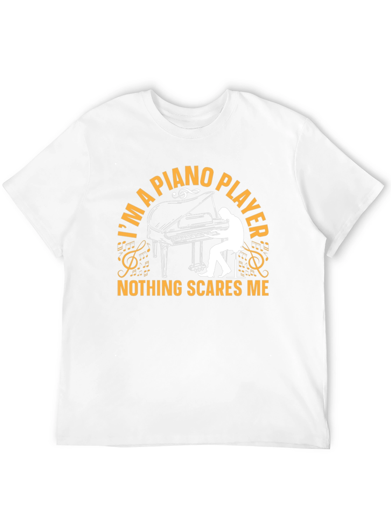 Piano Player Graphic T-Shirt - Music Lover Tee