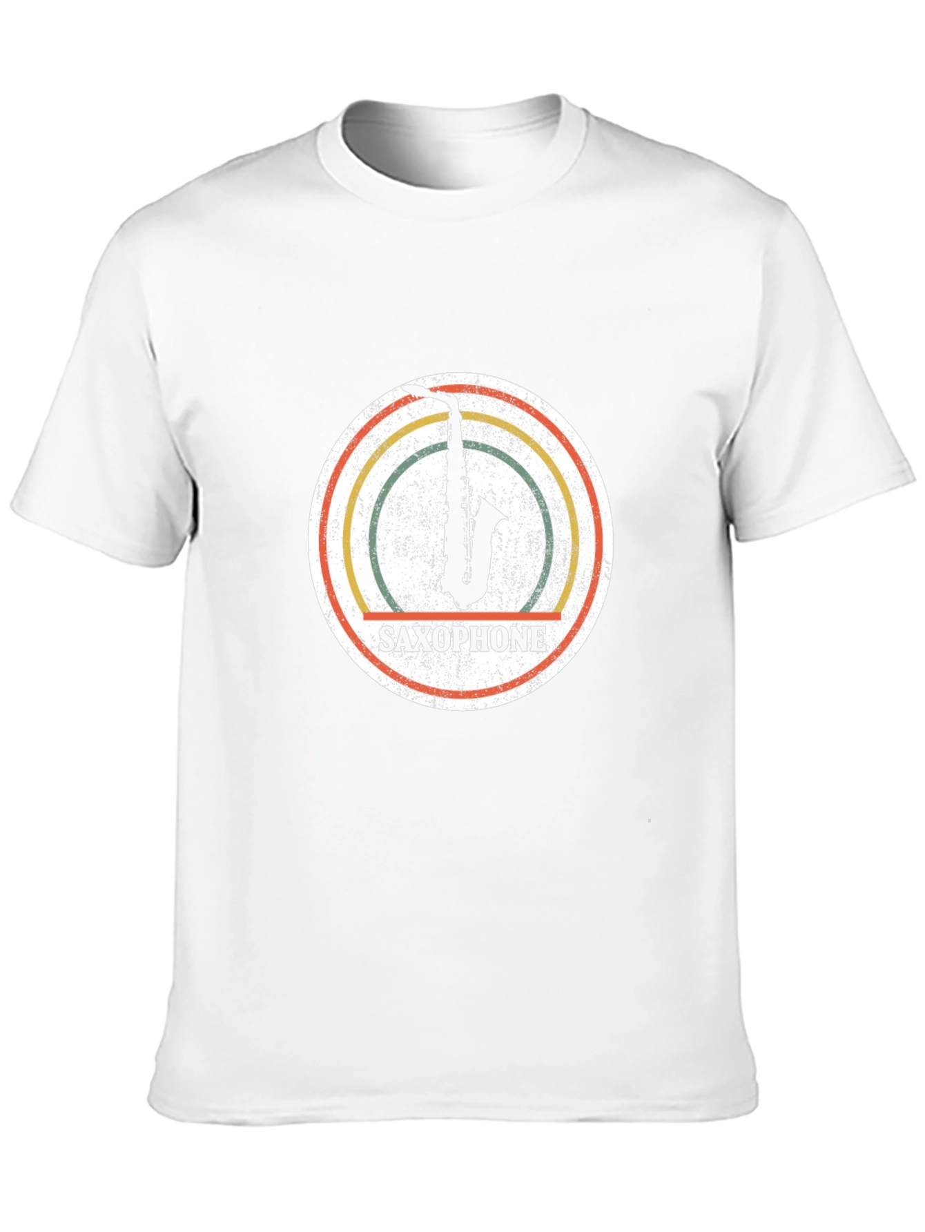 Saxophone Retro T-Shirt - Musician Tee