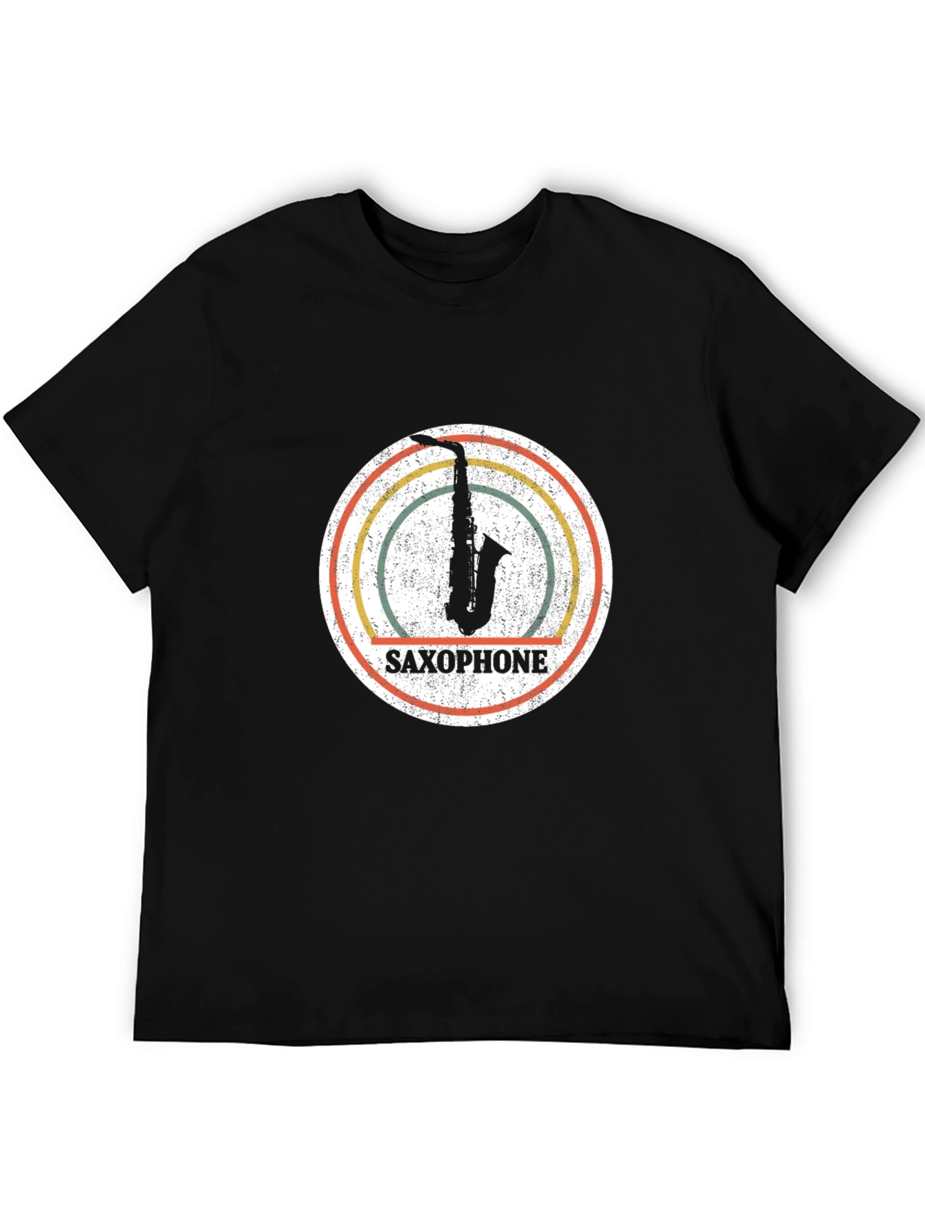 Saxophone Retro T-Shirt - Musician Tee