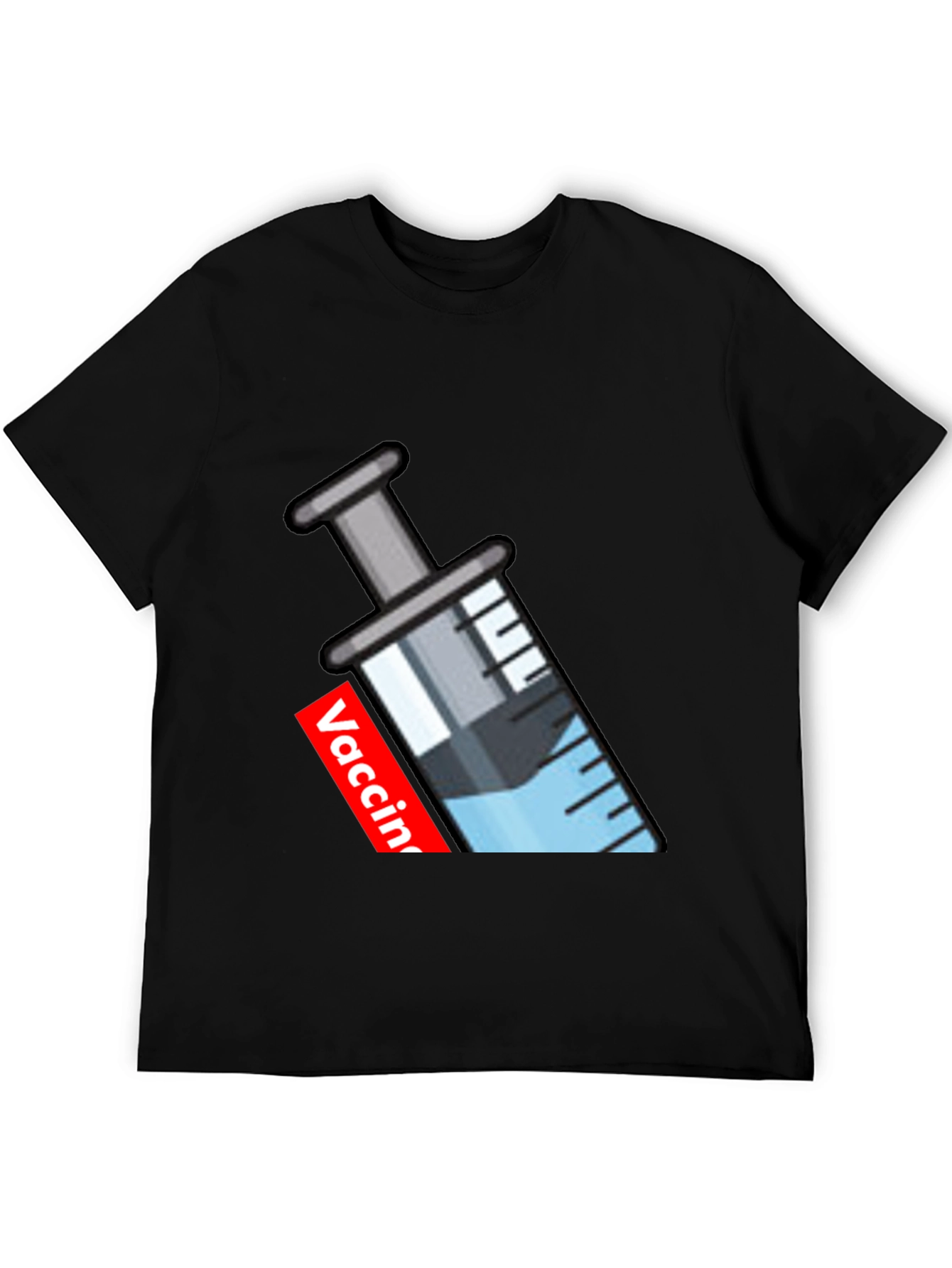 Vaccine Syringe Graphic T-Shirt - Modern Comfort