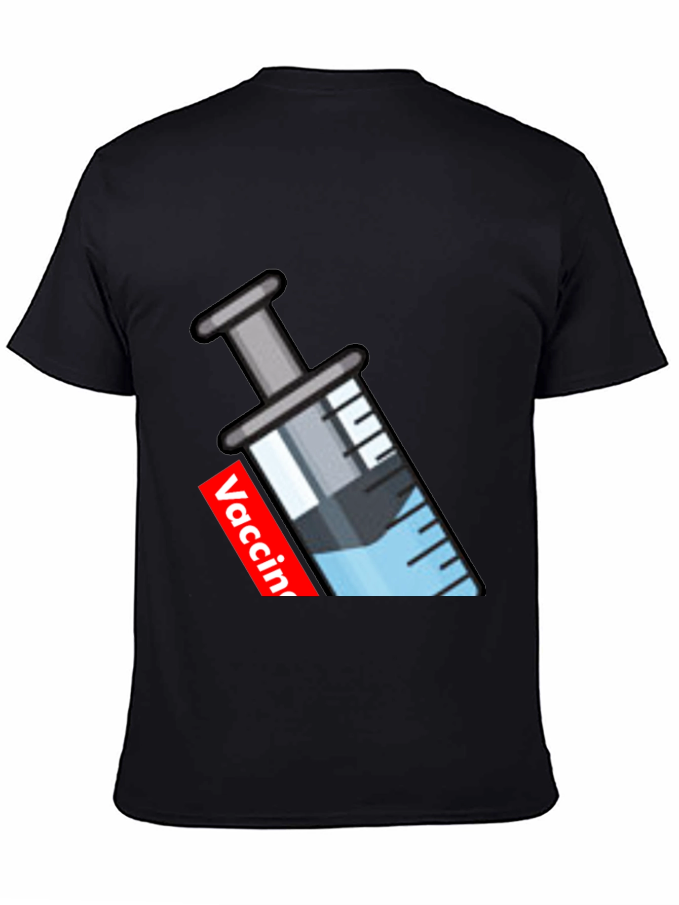 Vaccine Syringe Graphic T-Shirt - Modern Comfort
