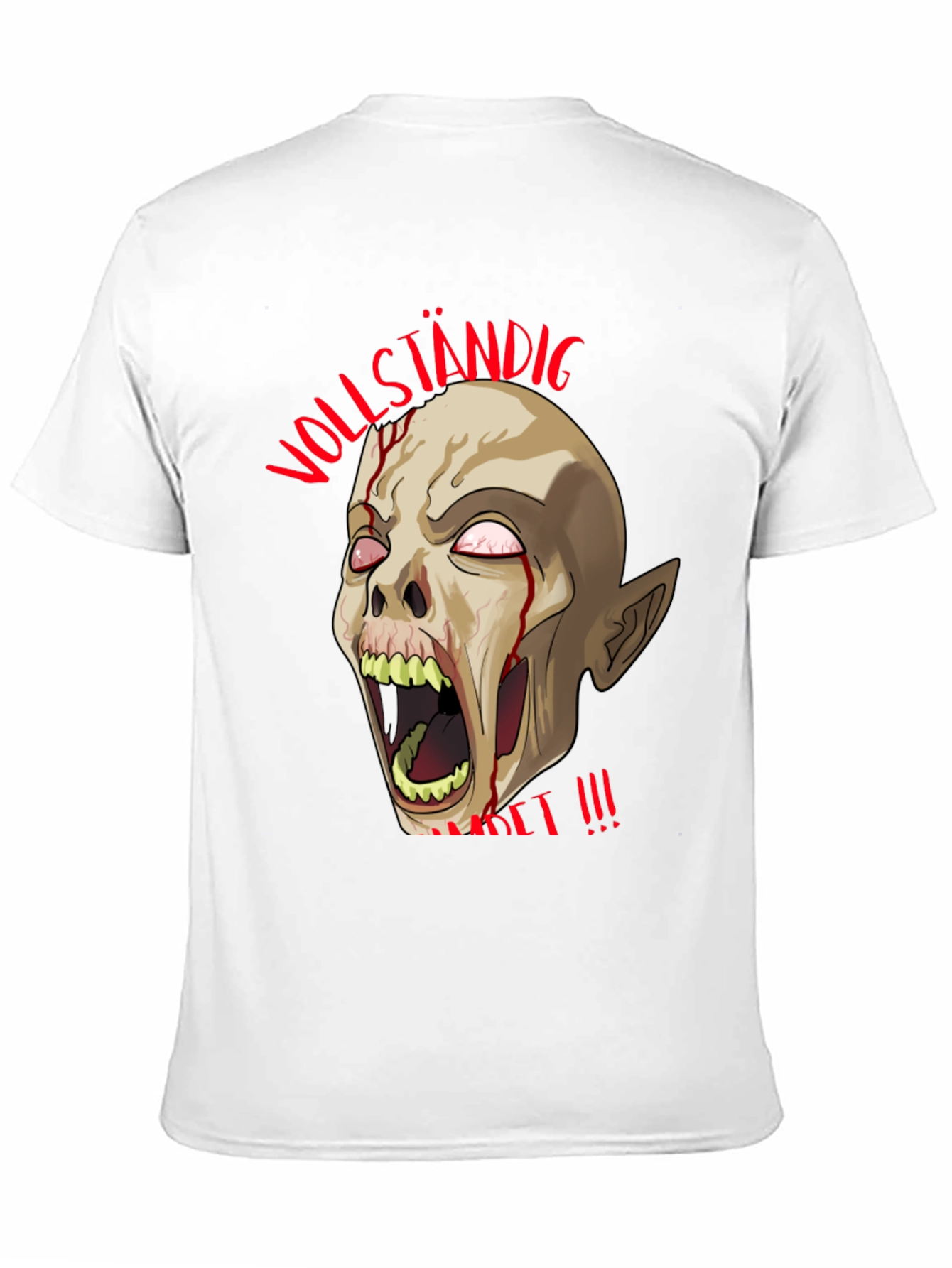 Zombie T-Shirt - Vollständig Zersetzt !!! Black Graphic Tee
