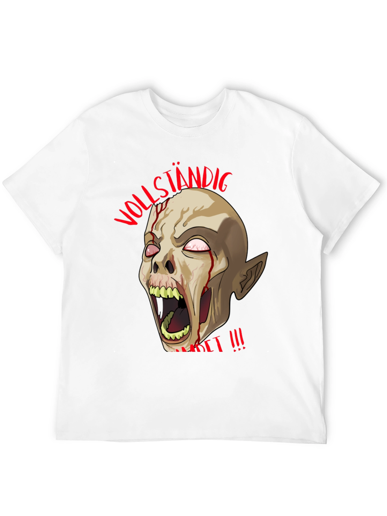 Zombie T-Shirt - Vollständig Zersetzt !!! Black Graphic Tee