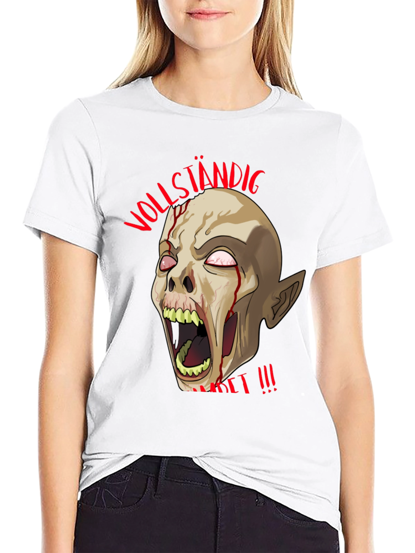 Zombie T-Shirt - Vollständig Zersetzt !!! Black Graphic Tee