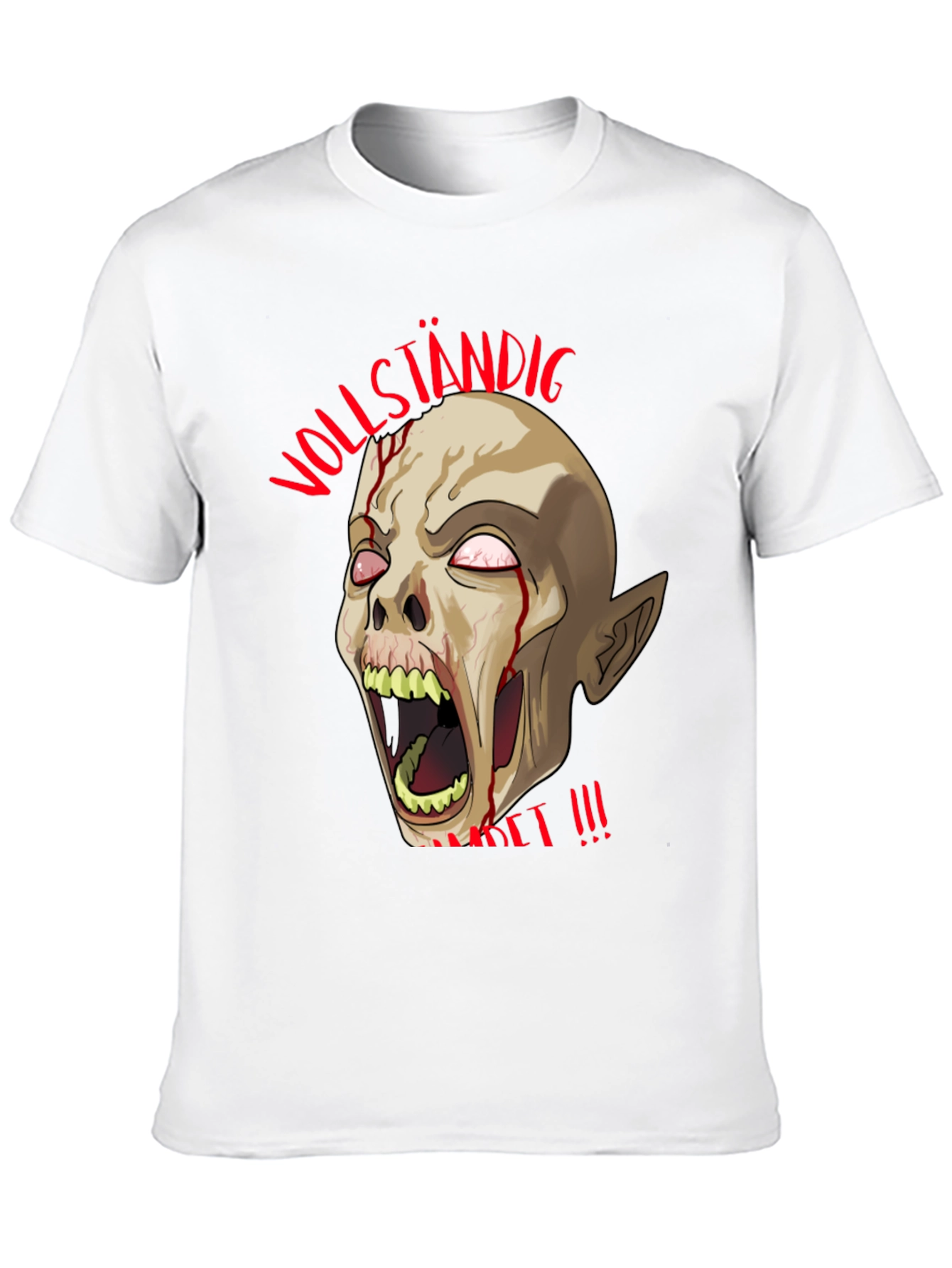 Zombie T-Shirt - Vollständig Zersetzt !!! Black Graphic Tee