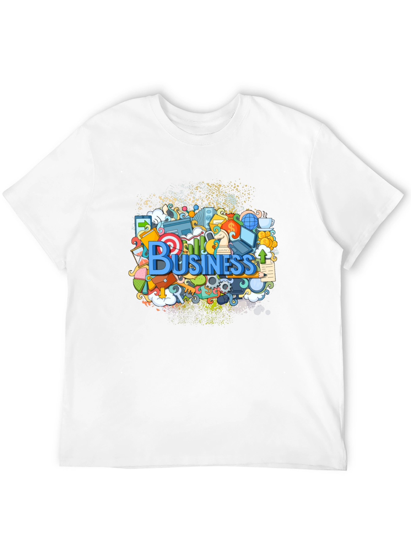 Business Doodle Graphic T-Shirt