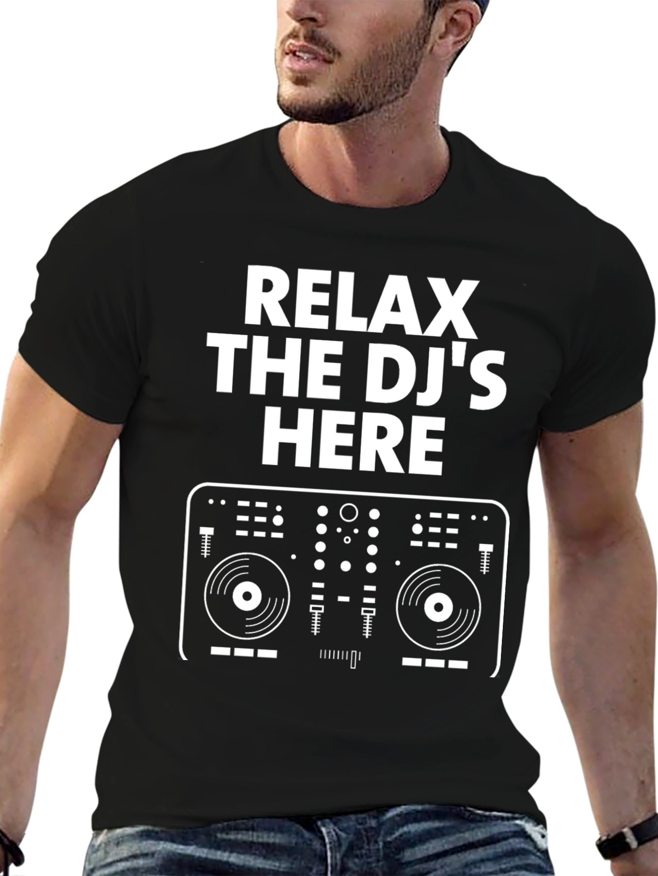Relax the DJs Here Graphic Tee