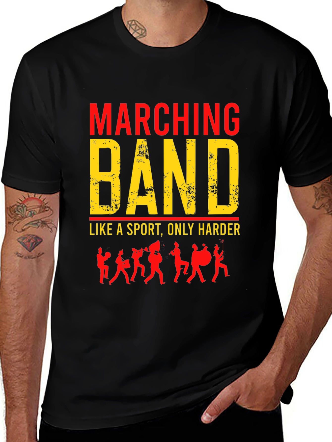 Marching Band Like a Sport Only Harder Tee