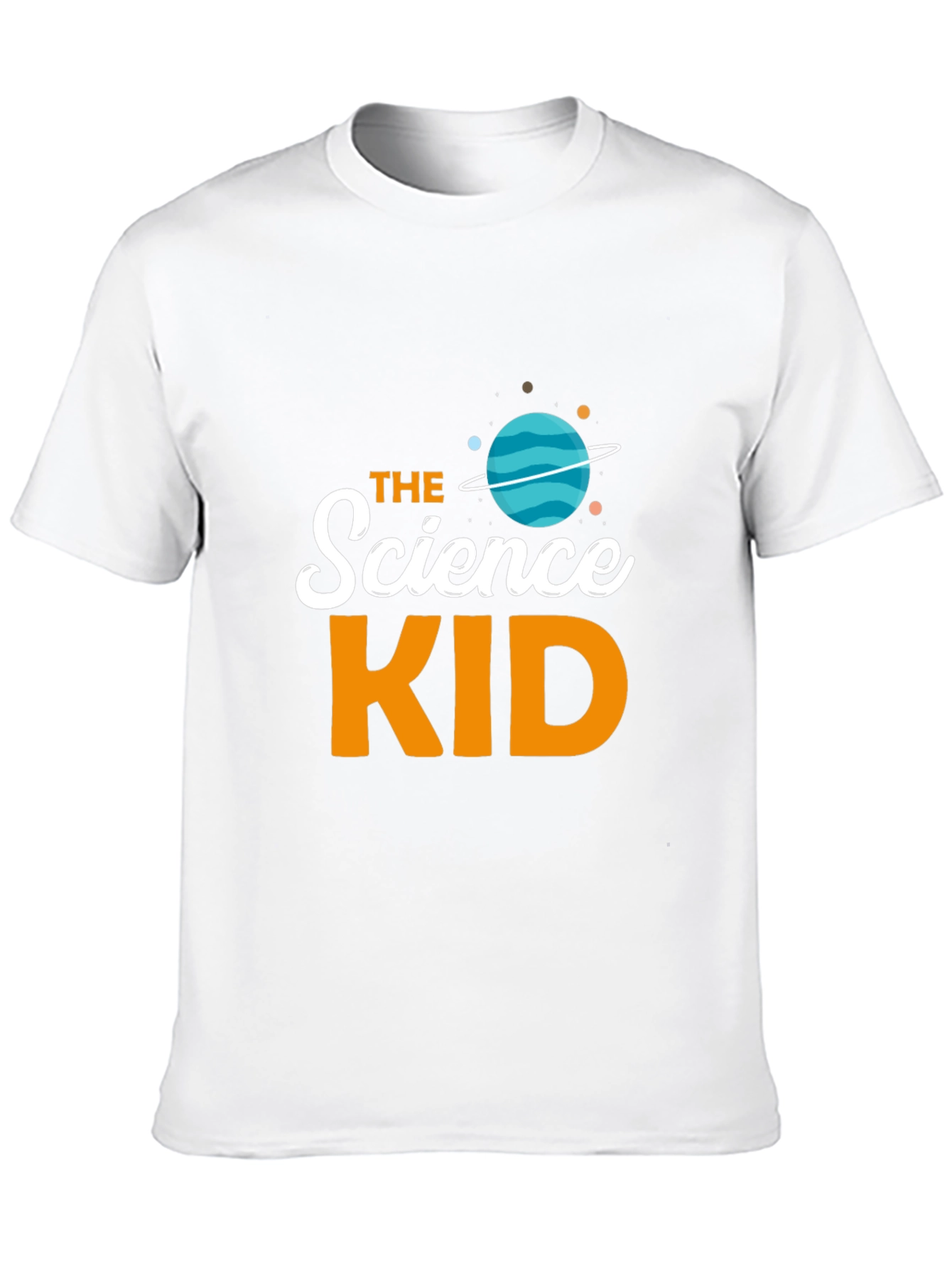 Science Kid T-Shirt - Black Planet Graphic