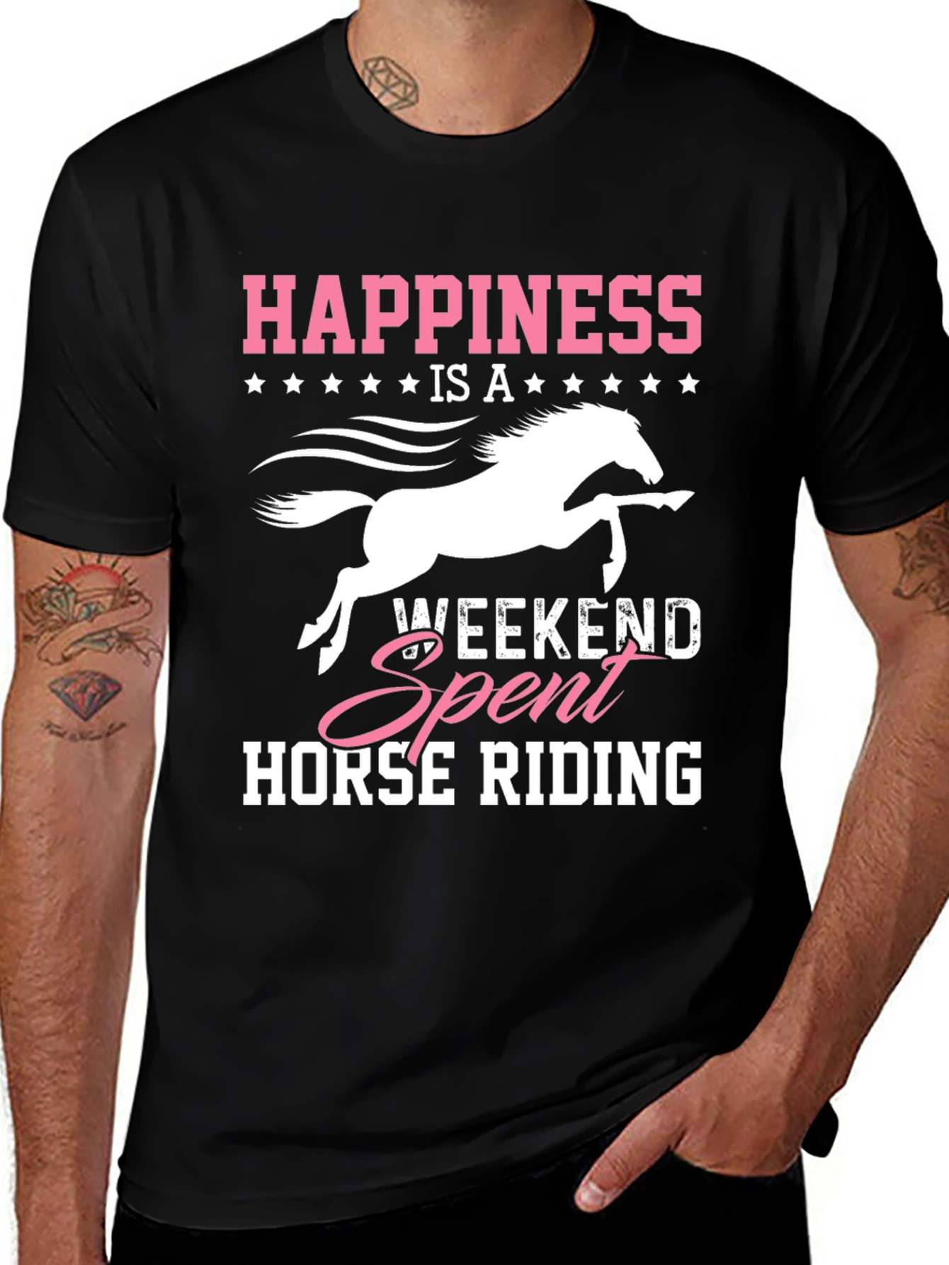 Happiness is Horse Riding T-Shirt