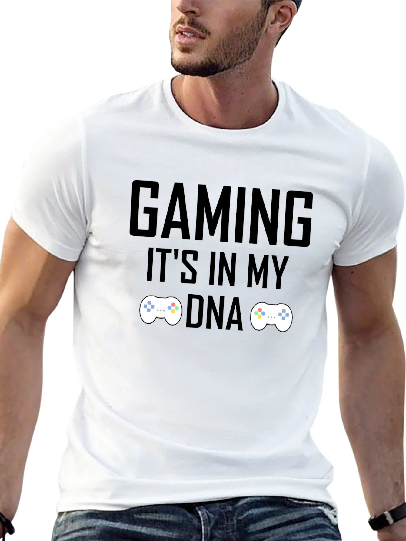 Gaming DNA Graphic Tee - Gamer T-Shirt