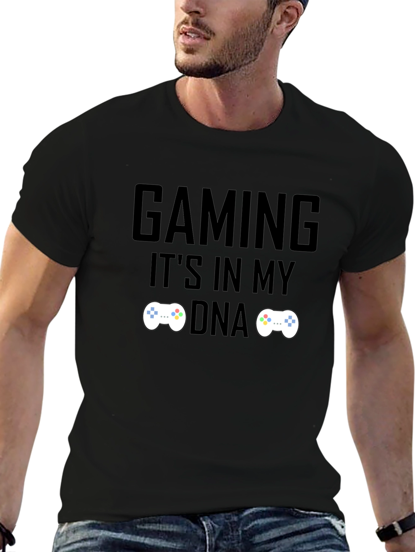 Gaming DNA Graphic Tee - Gamer T-Shirt