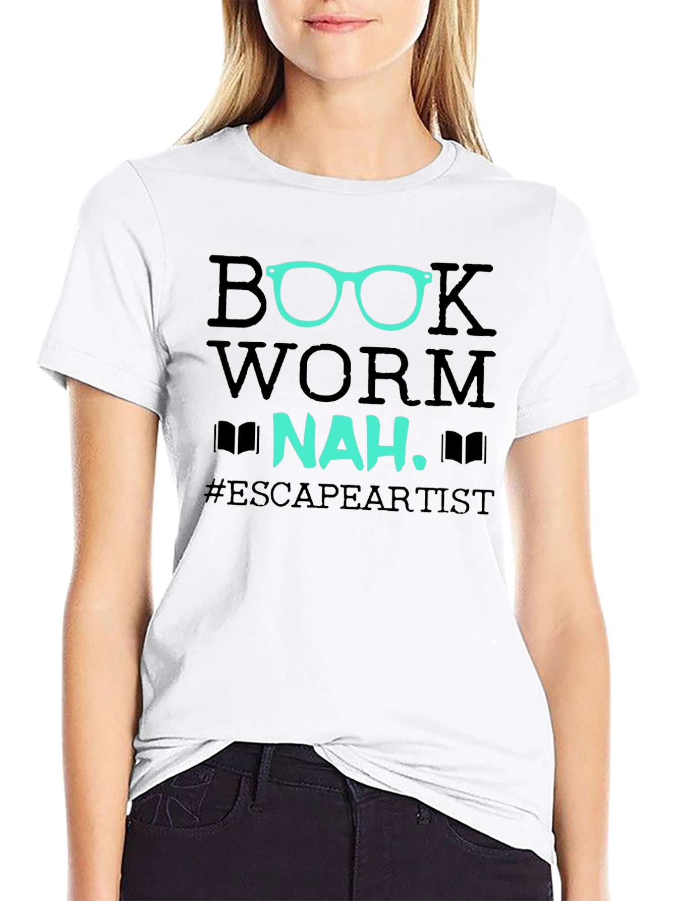 Book Worm Nah Escape Artist T-Shirt