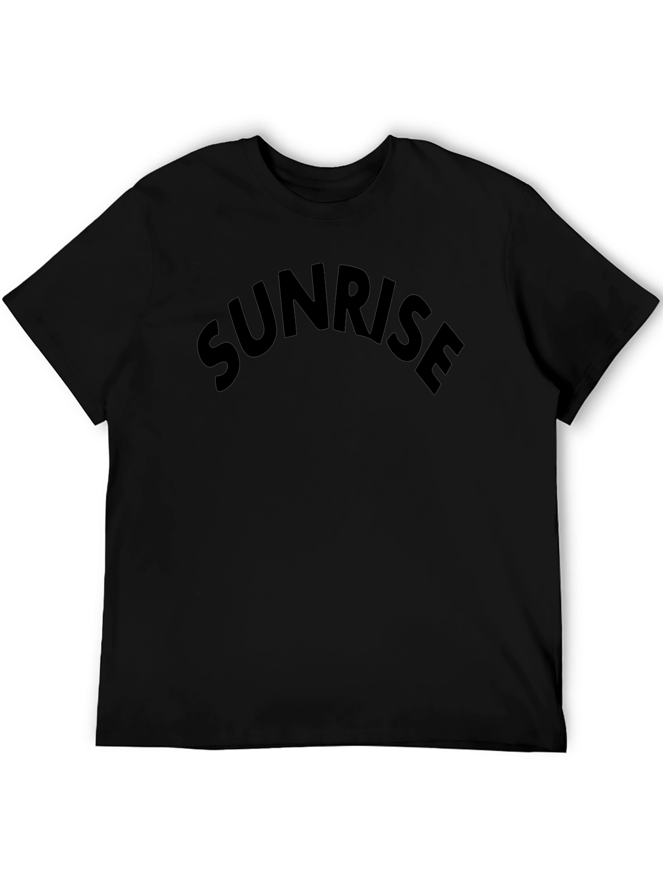 Sunrise Graphic Black T-Shirt