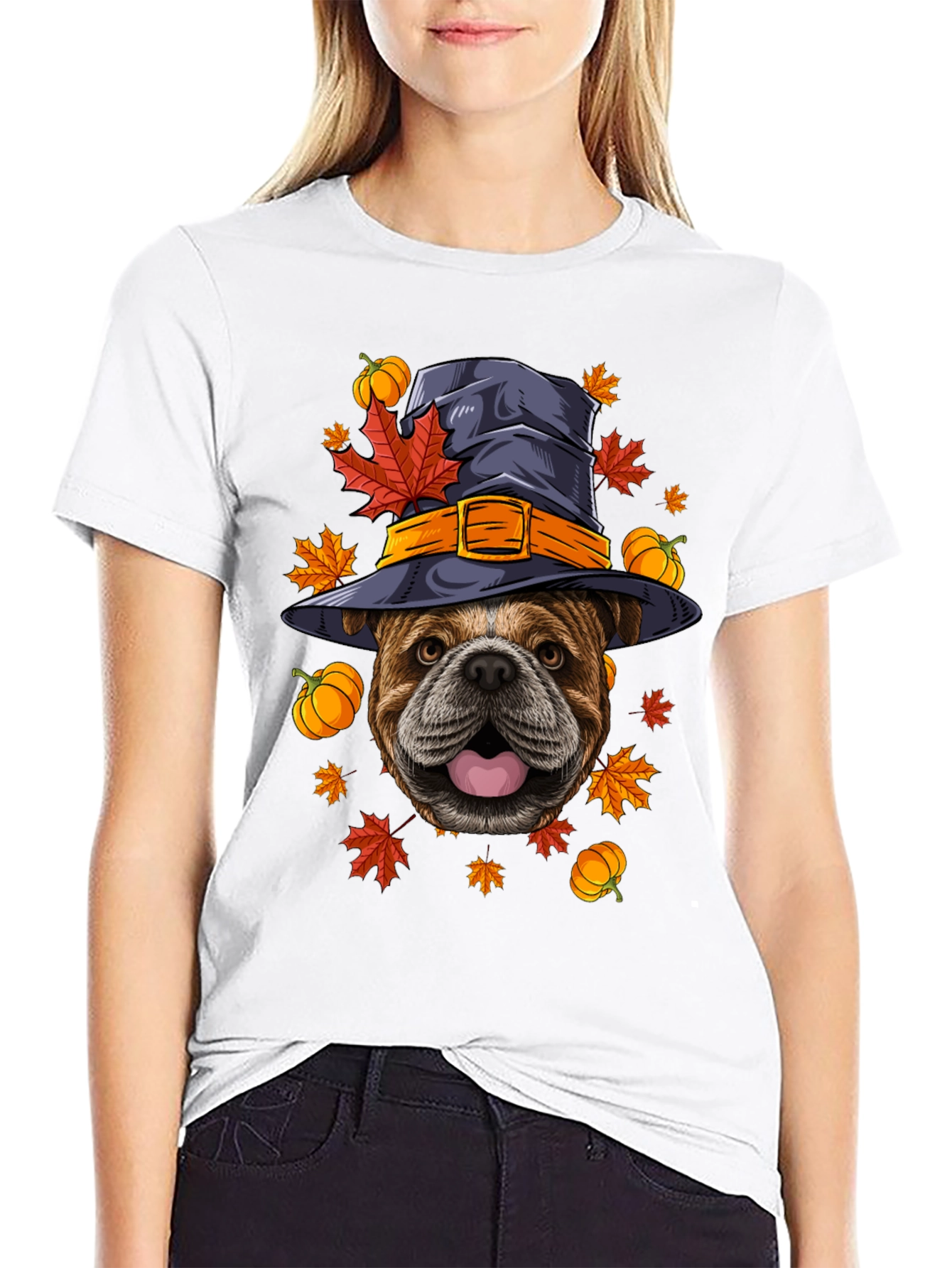 Halloween Bulldog T-Shirt