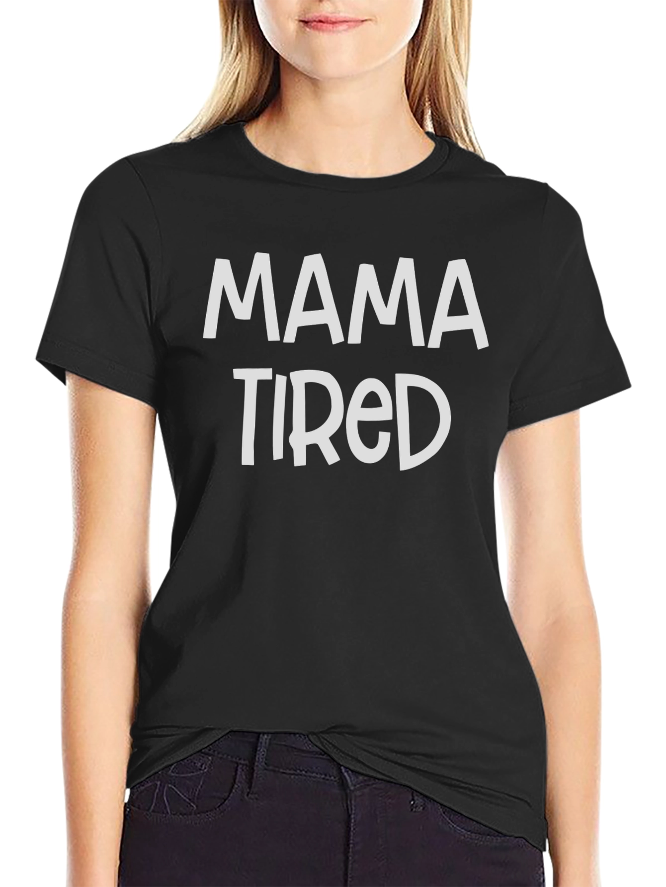 Mama Tired Graphic Tee - Comfortable Unisex T-Shirt