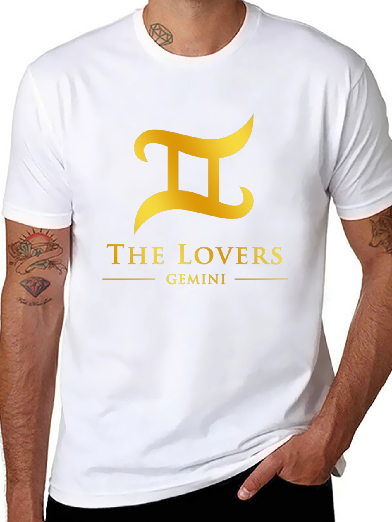 Gemini Lovers Zodiac Graphic Tee