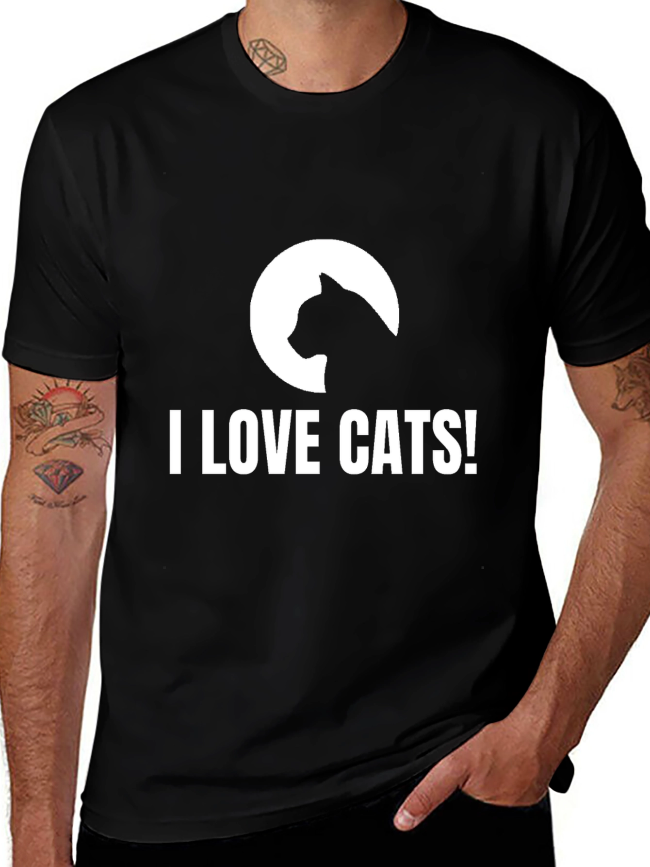 I Love Cats T-Shirt - Funny Cat Lover Tee