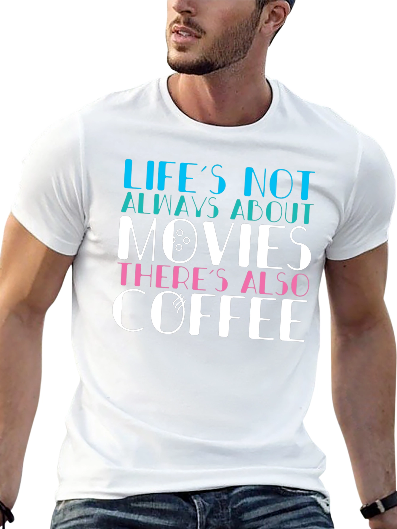 Movies & Coffee Graphic Tee