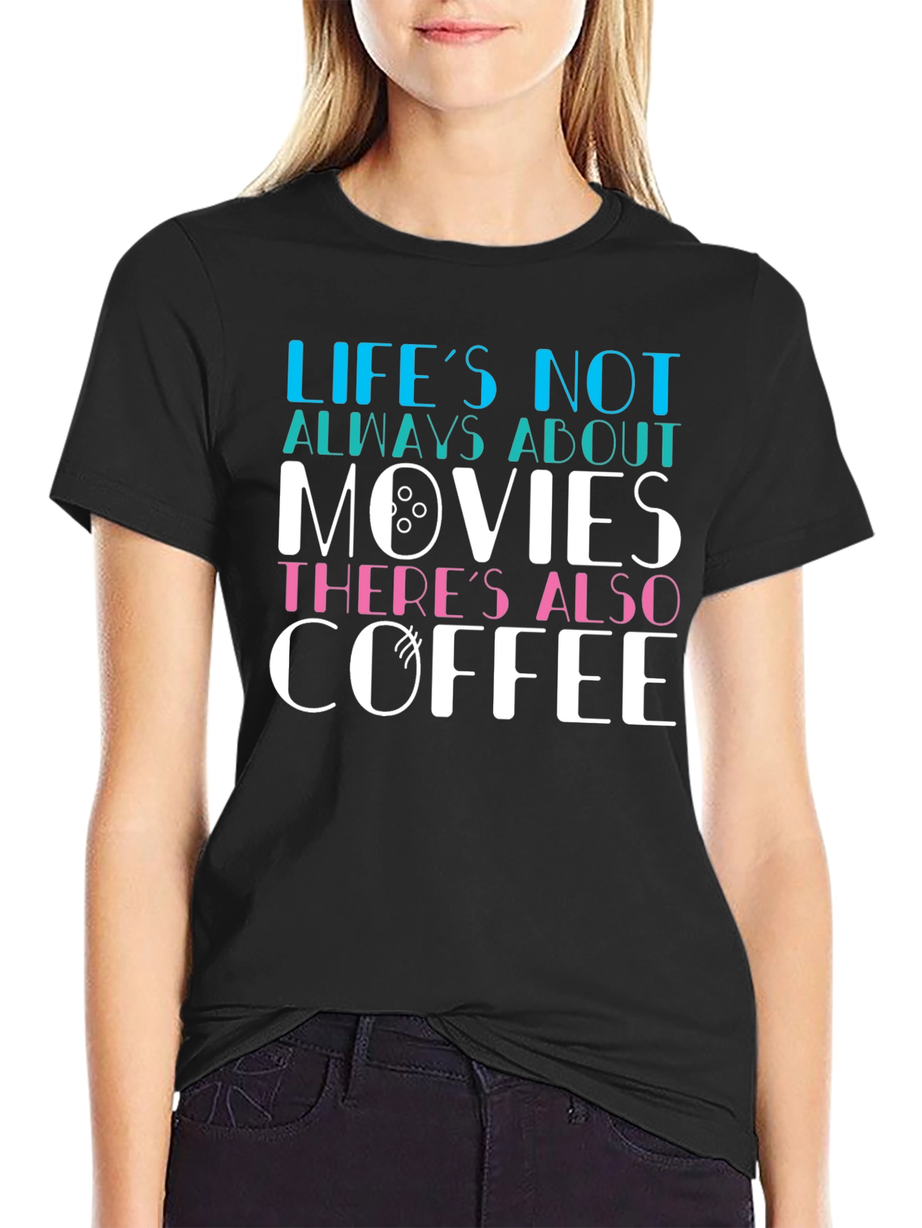 Movies & Coffee Graphic Tee
