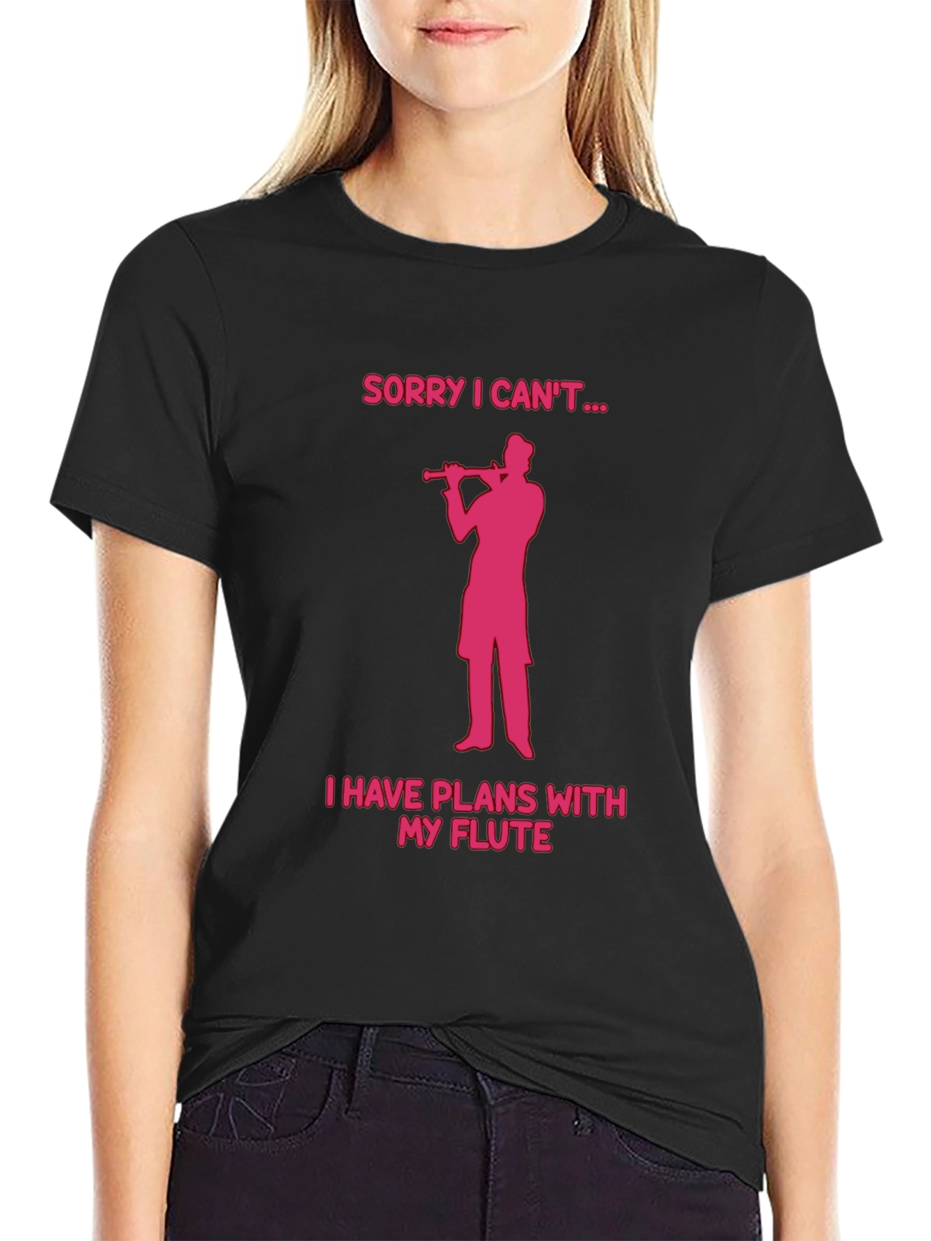 Flute Player T-Shirt - Sorry I Cant...