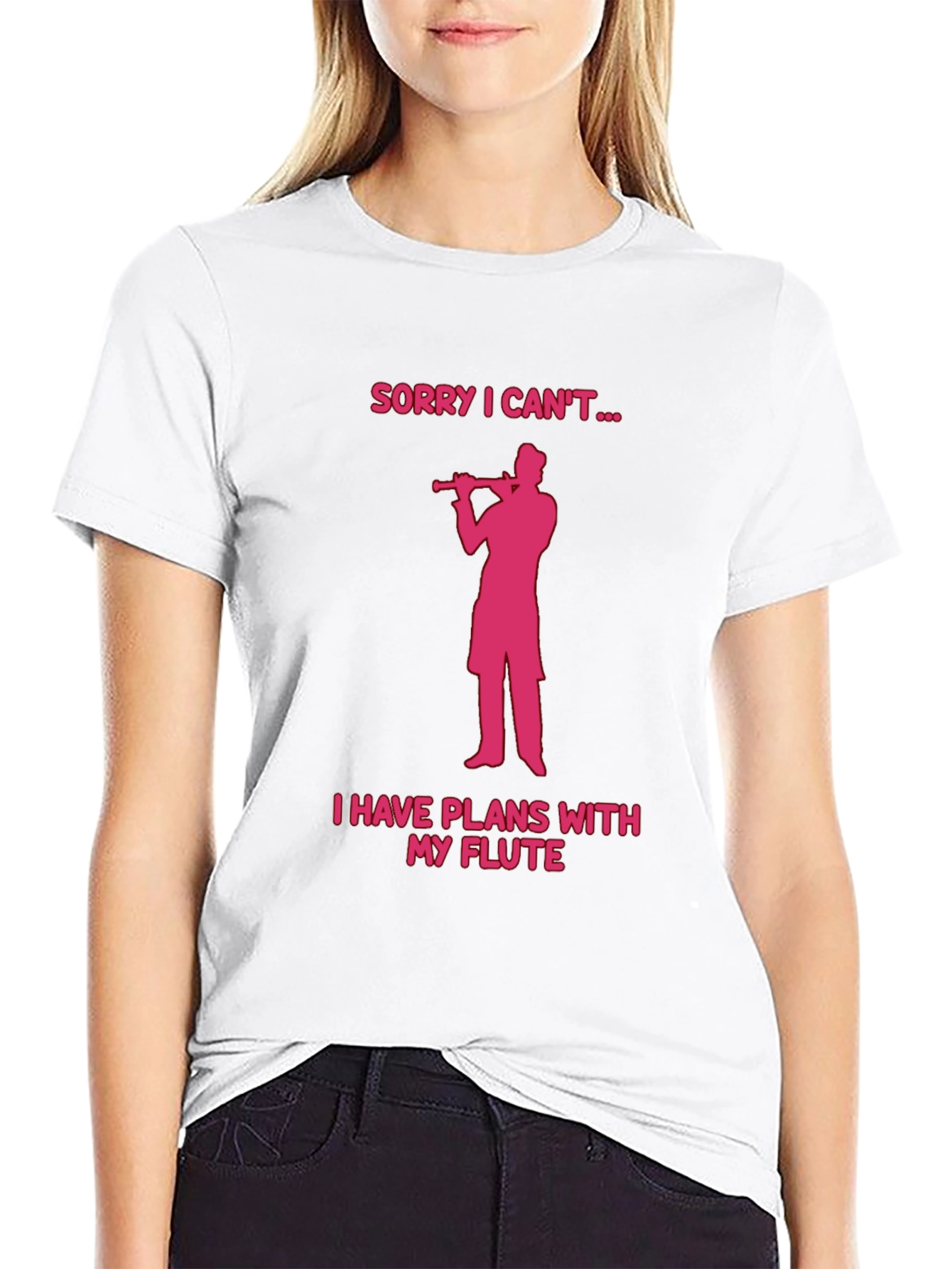 Flute Player T-Shirt - Sorry I Cant...