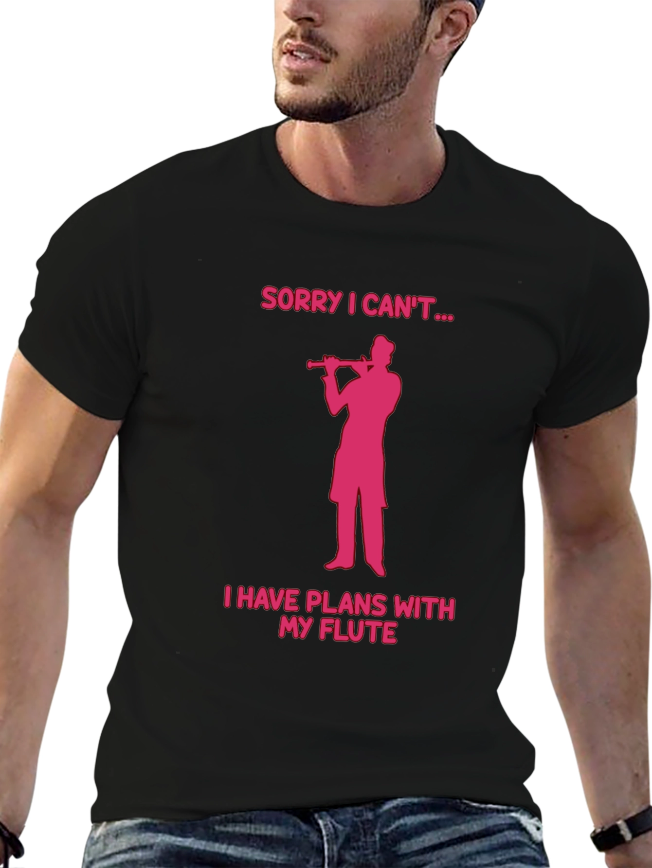 Flute Player T-Shirt - Sorry I Cant...