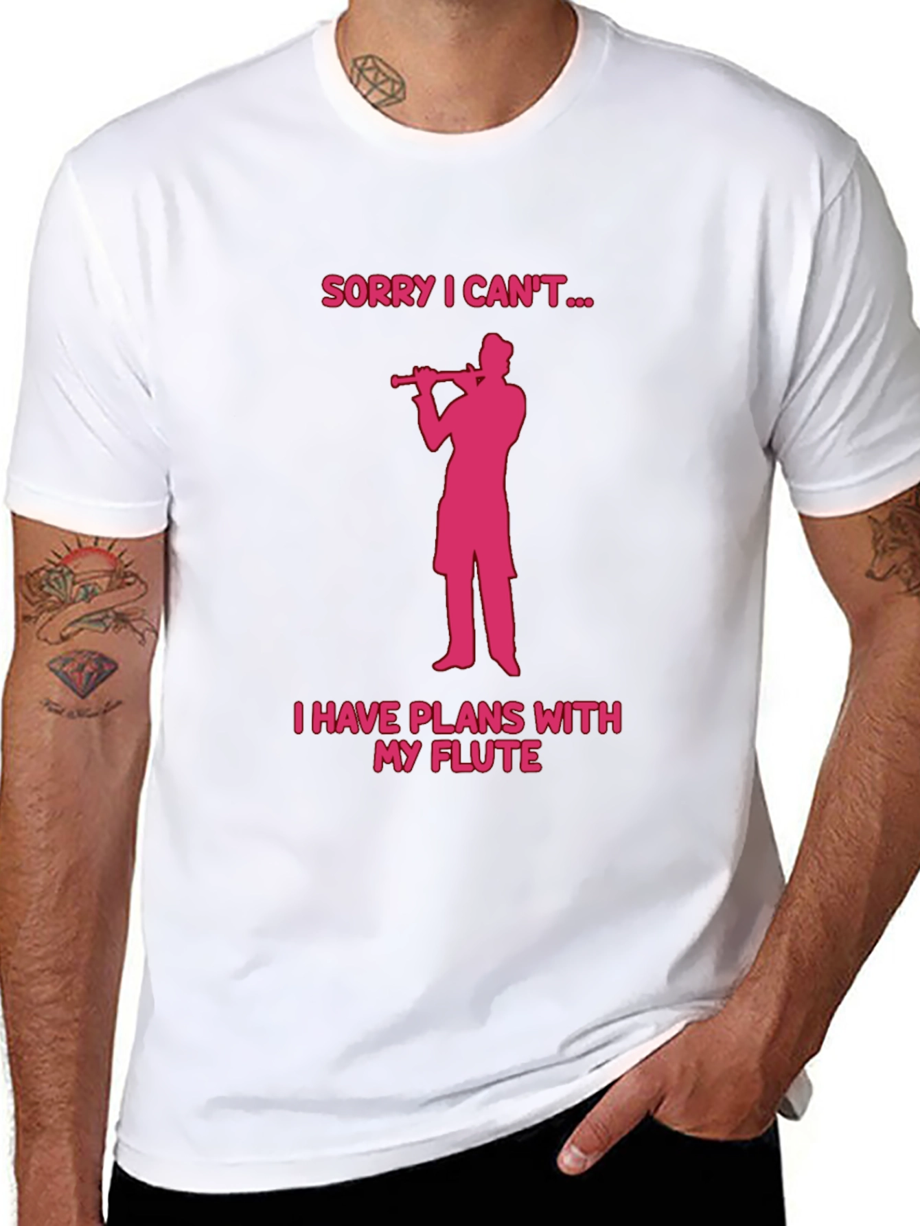 Flute Player T-Shirt - Sorry I Cant...
