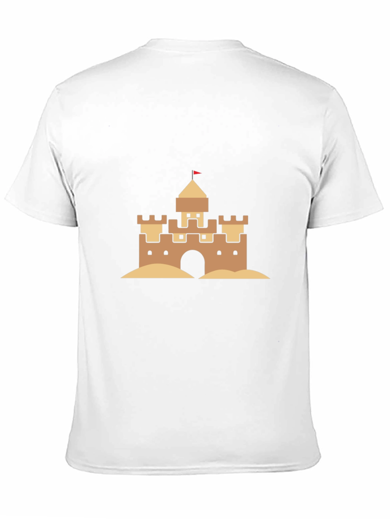 Sandcastle Graphic T-Shirt - Summer Beach Fun!