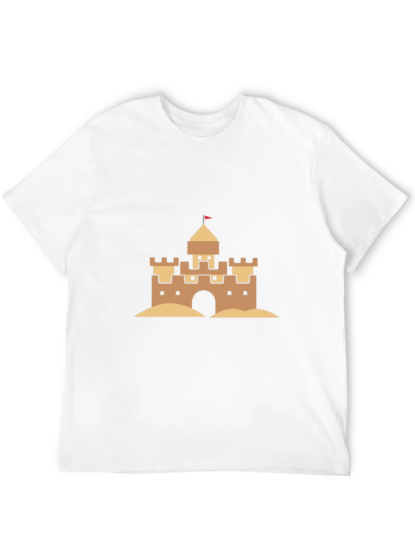Sandcastle Graphic T-Shirt - Summer Beach Fun!