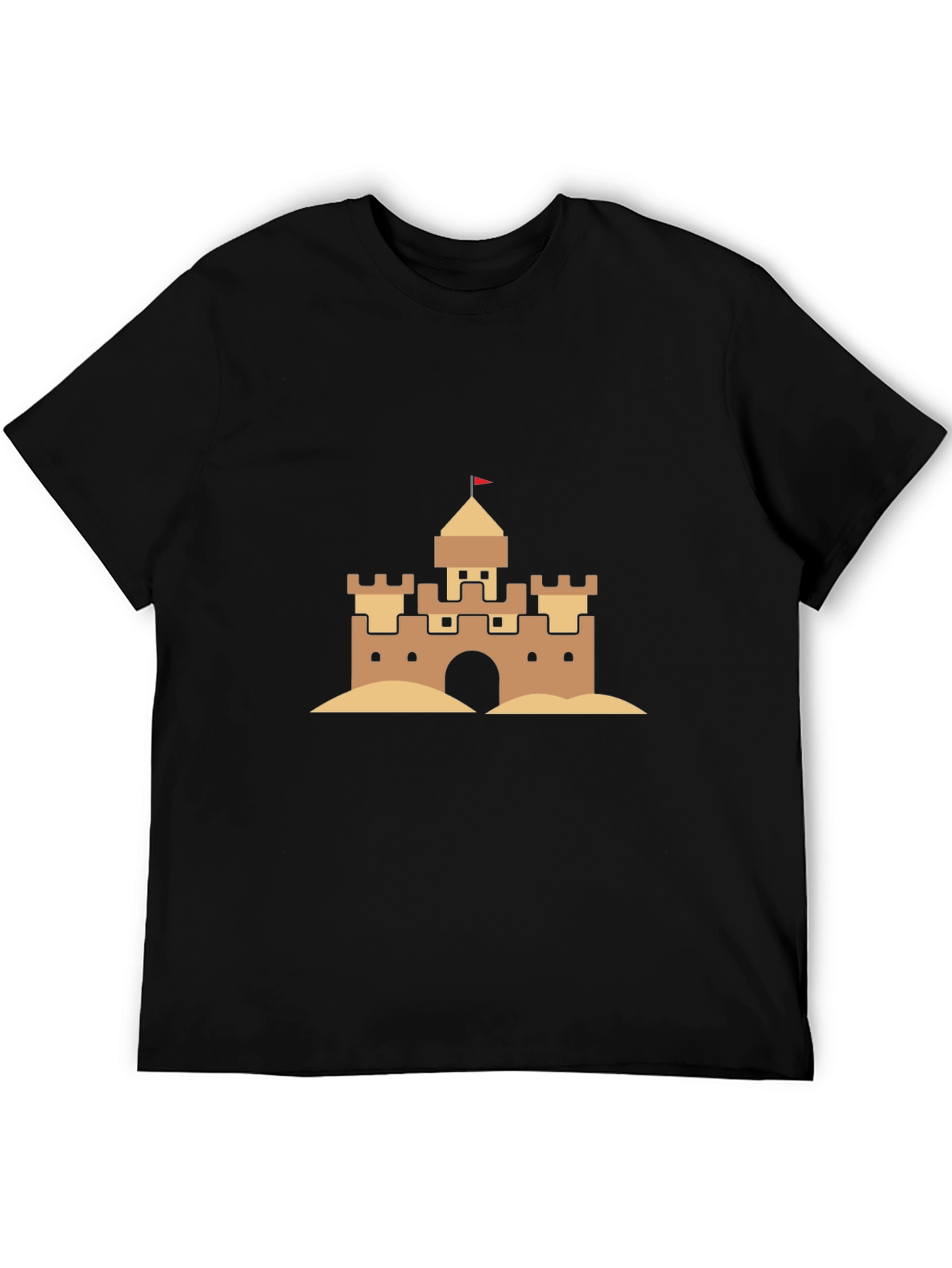 Sandcastle Graphic T-Shirt - Summer Beach Fun!
