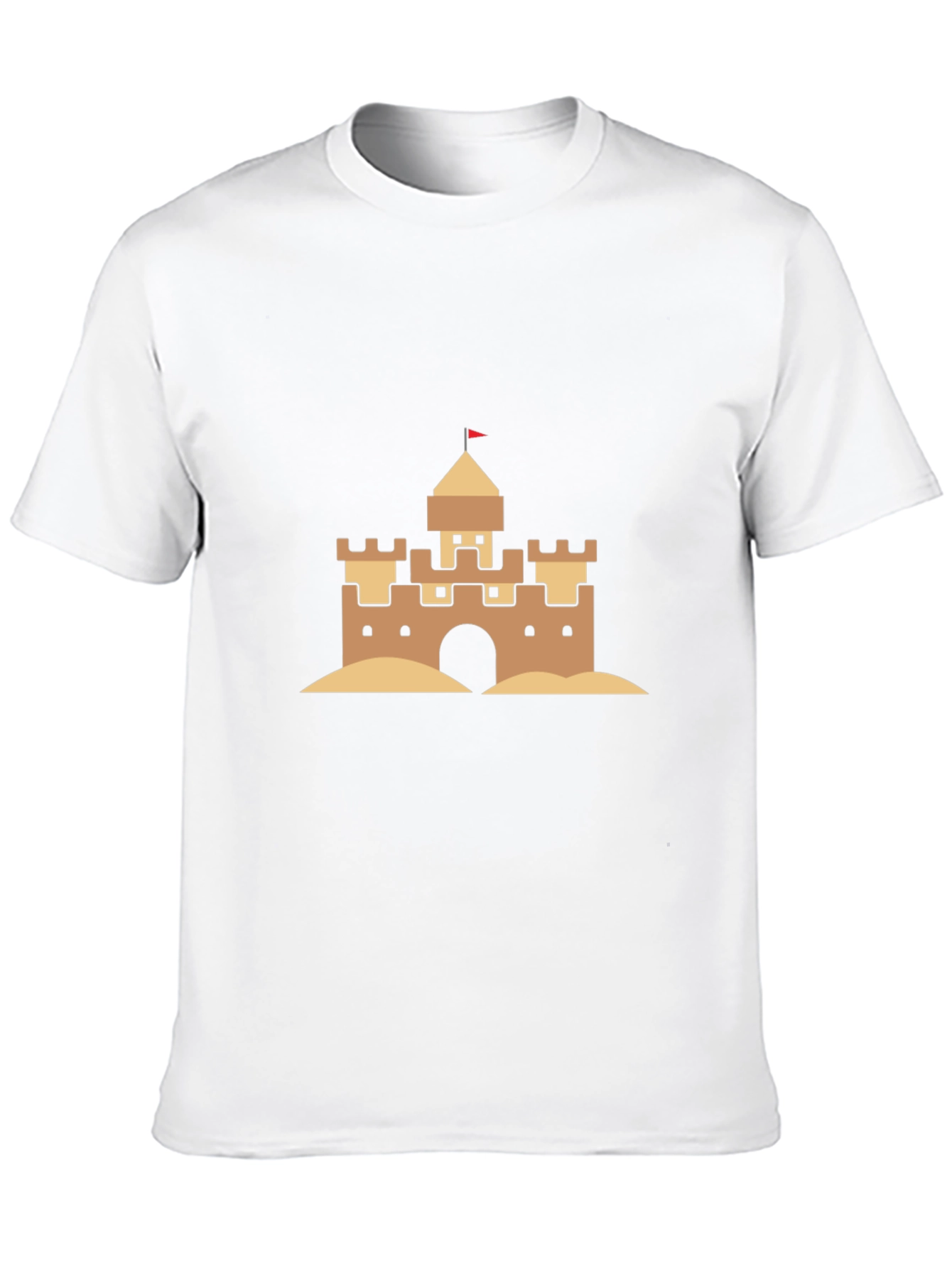 Sandcastle Graphic T-Shirt - Summer Beach Fun!