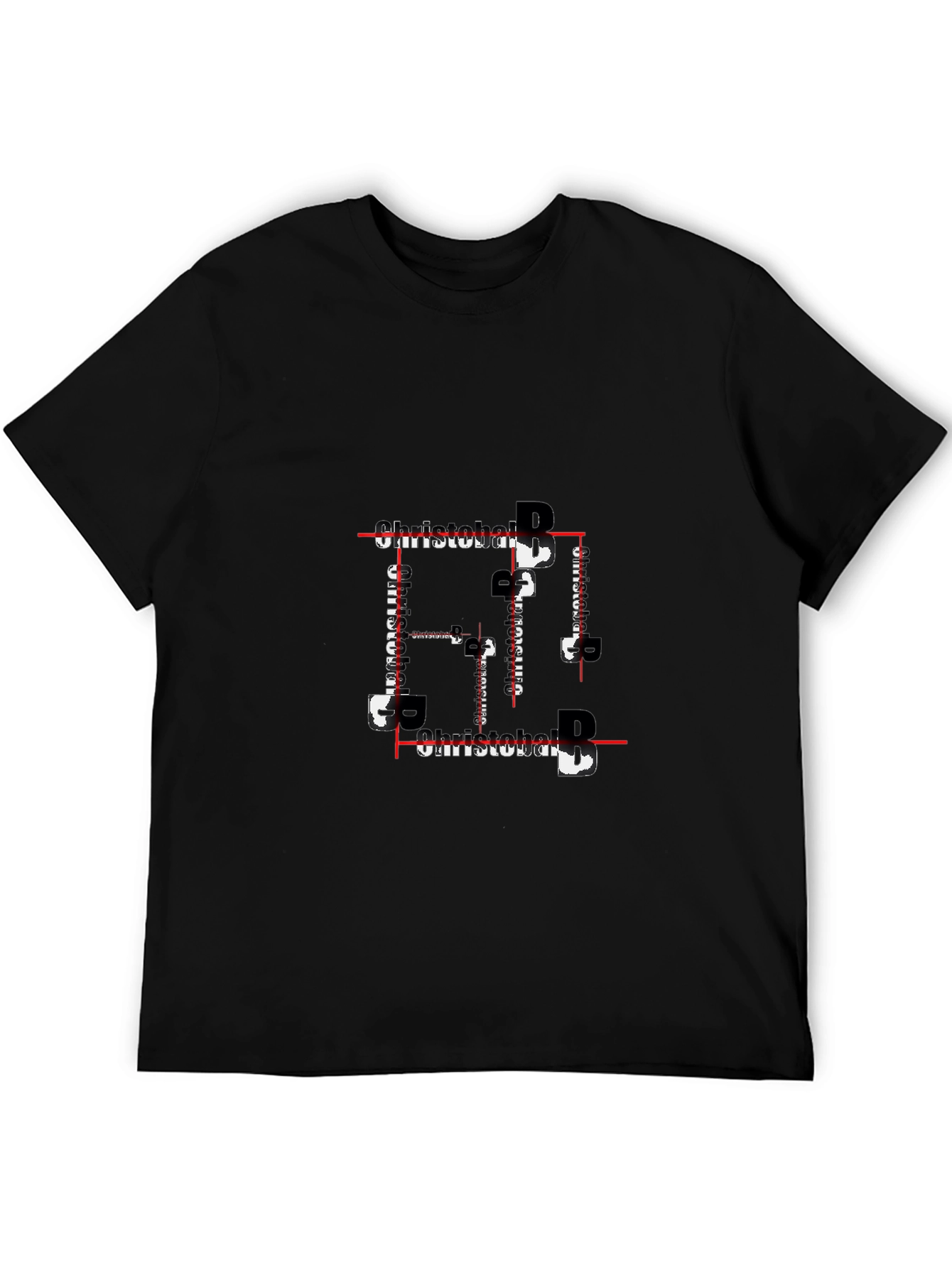 Unique Graphic Black T-Shirt
