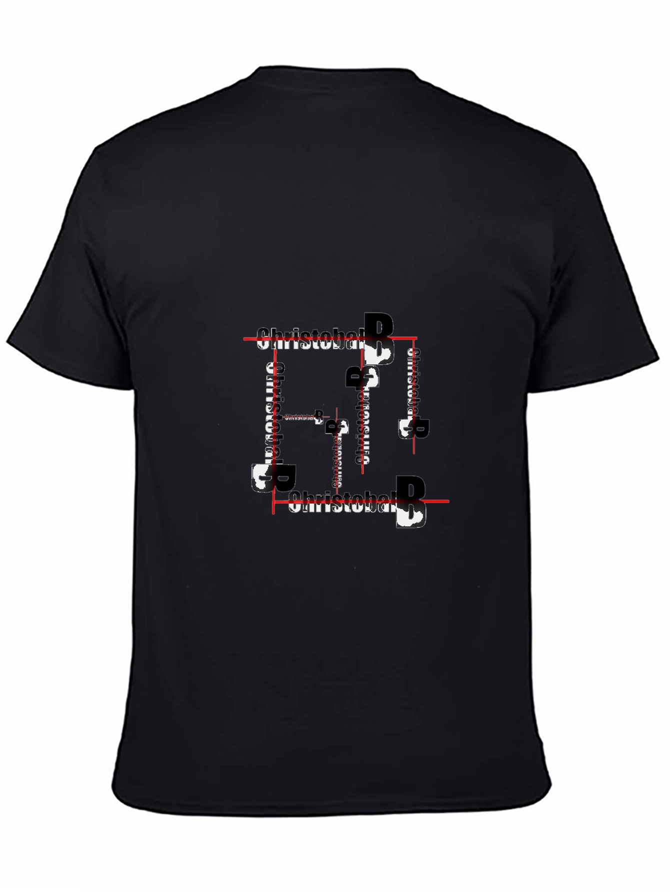 Unique Graphic Black T-Shirt