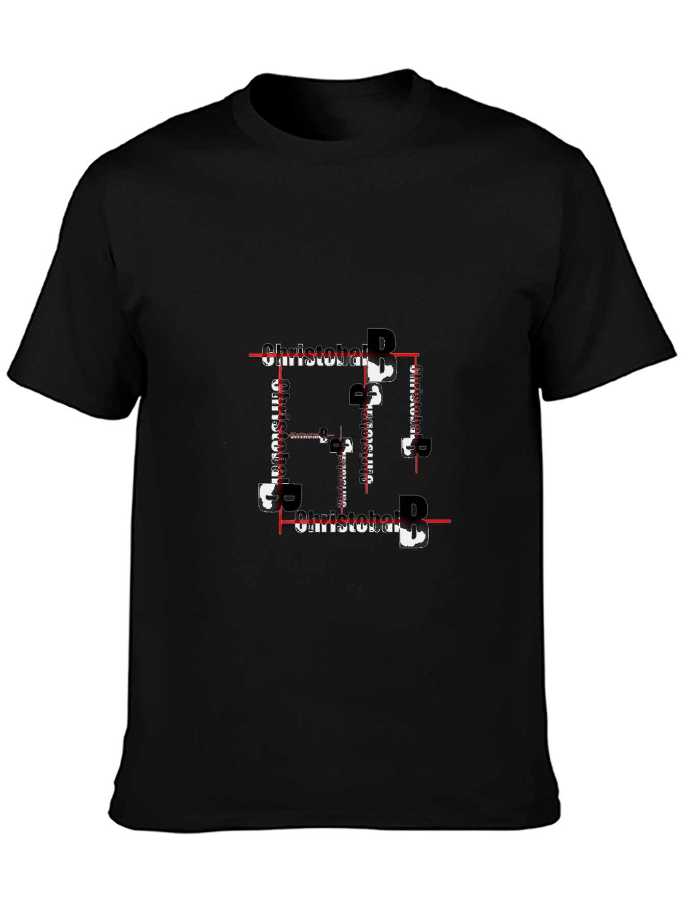 Unique Graphic Black T-Shirt