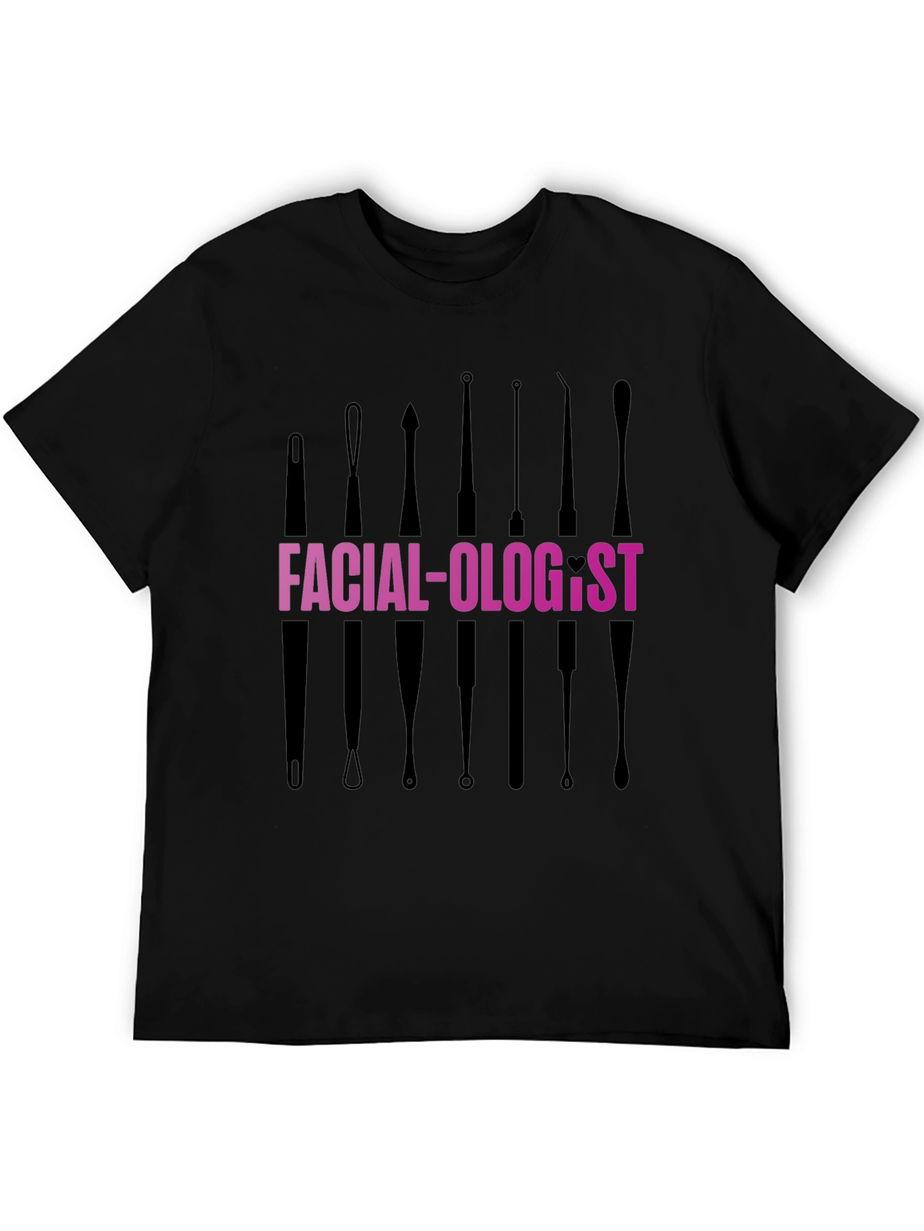 Facial-Ologist Black T-Shirt