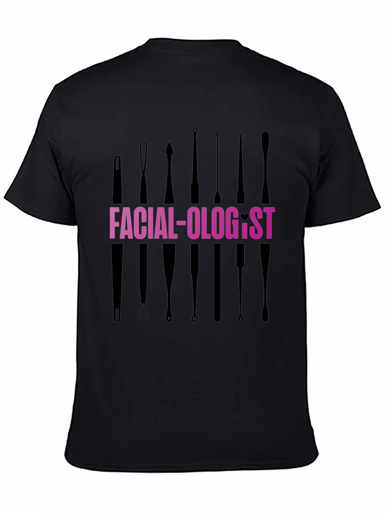 Facial-Ologist Black T-Shirt
