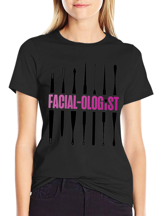 Facial-Ologist Black T-Shirt