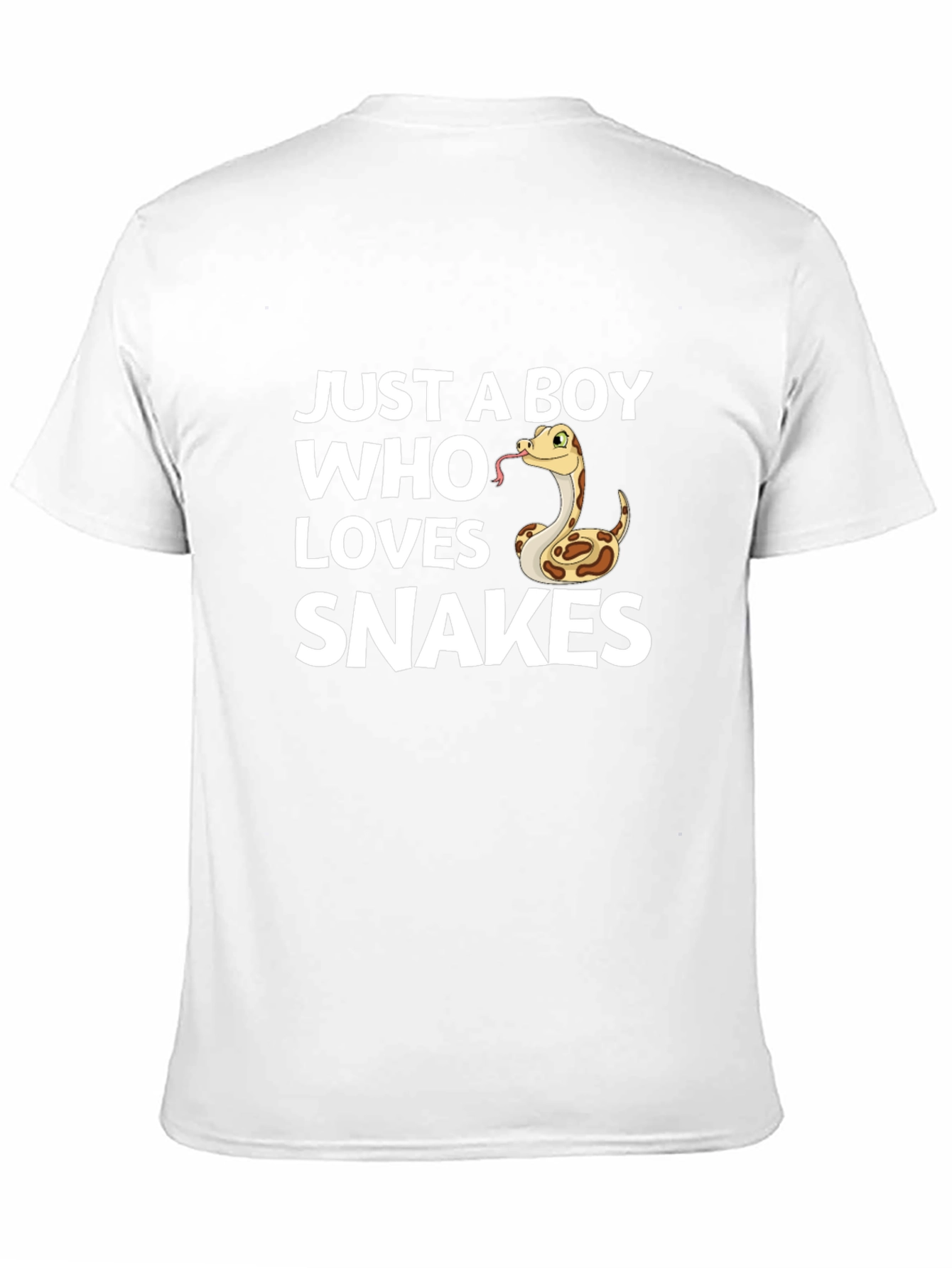 Boy Who Loves Snakes Graphic T-Shirt