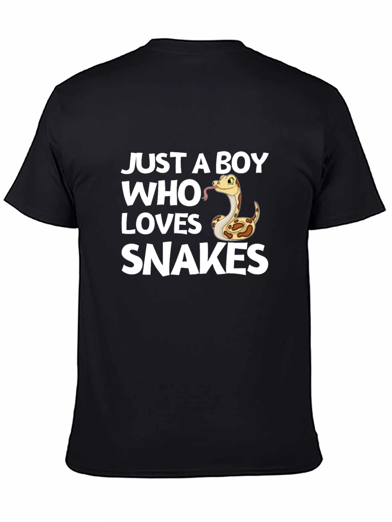 Boy Who Loves Snakes Graphic T-Shirt