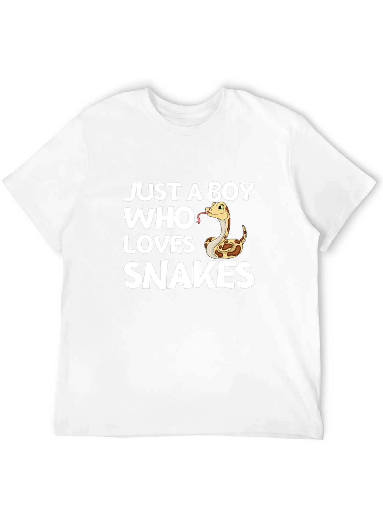 Boy Who Loves Snakes Graphic T-Shirt