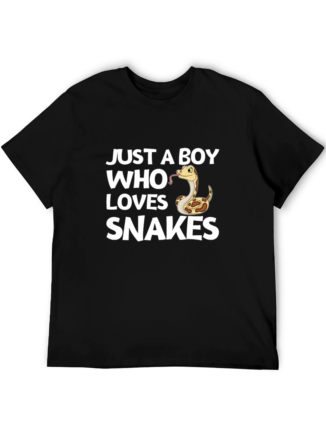 Boy Who Loves Snakes Graphic T-Shirt