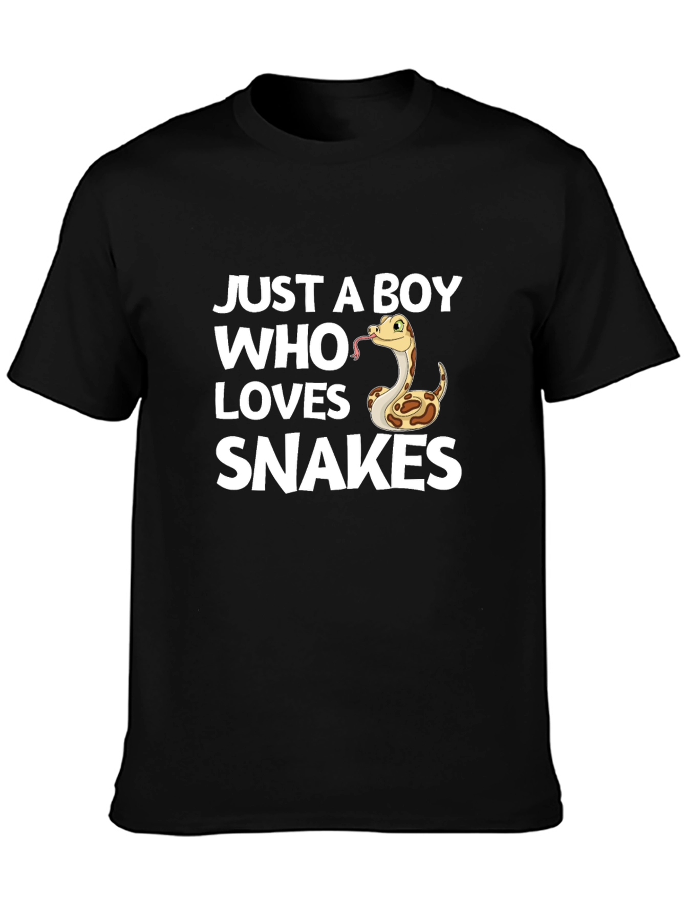 Boy Who Loves Snakes Graphic T-Shirt