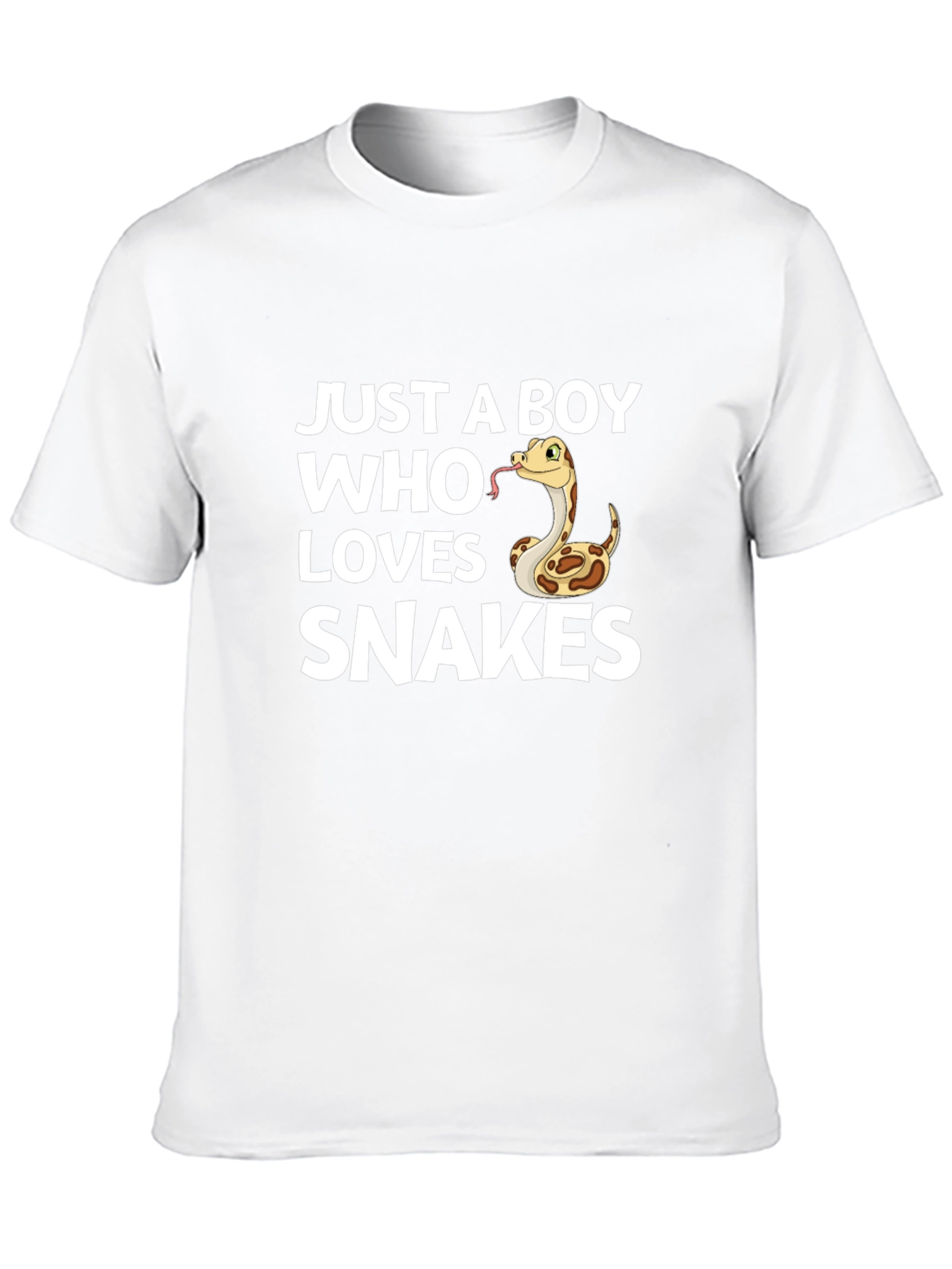 Boy Who Loves Snakes Graphic T-Shirt