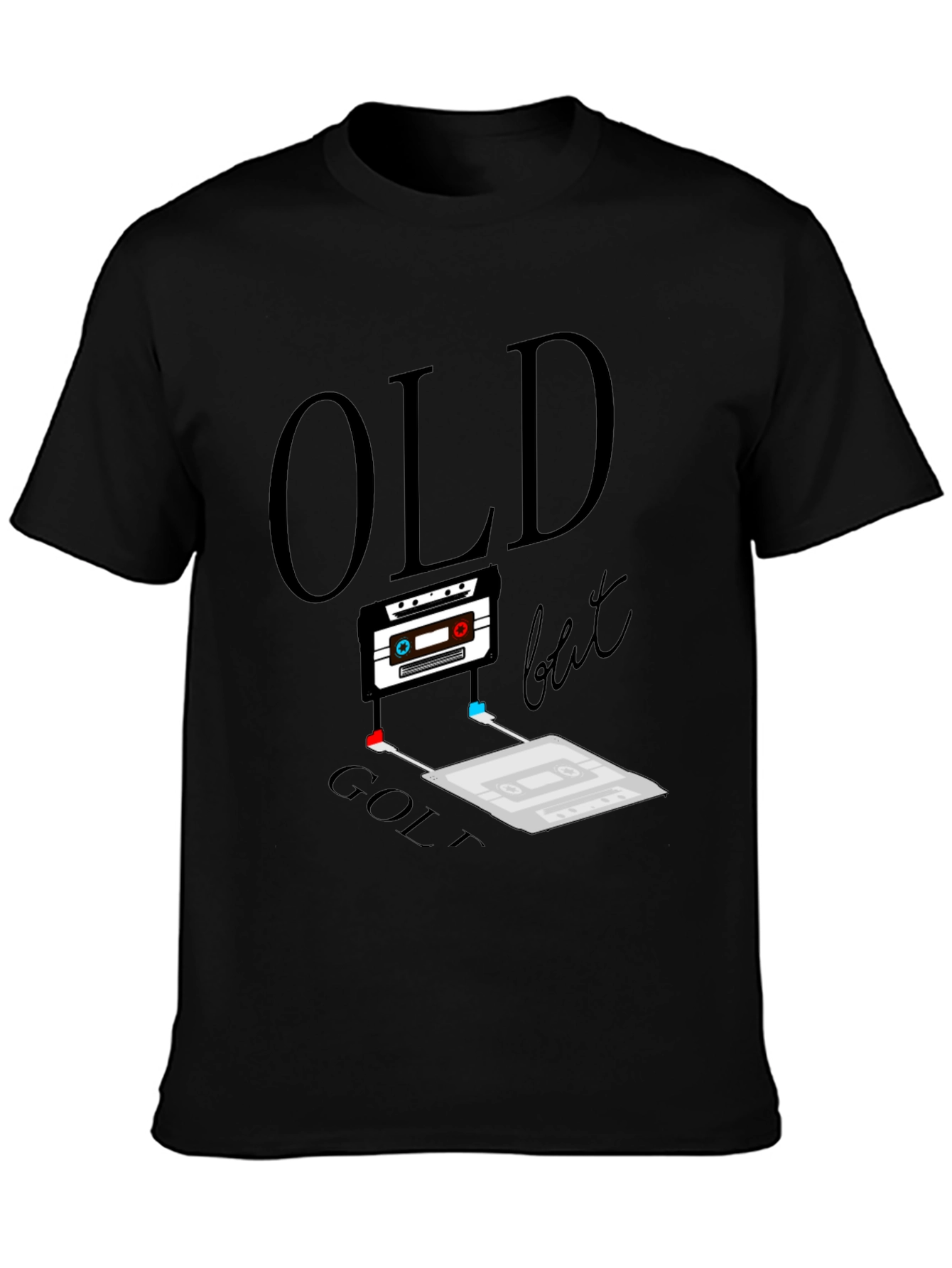 Old But Gold Cassette Tape Graphic T-Shirt