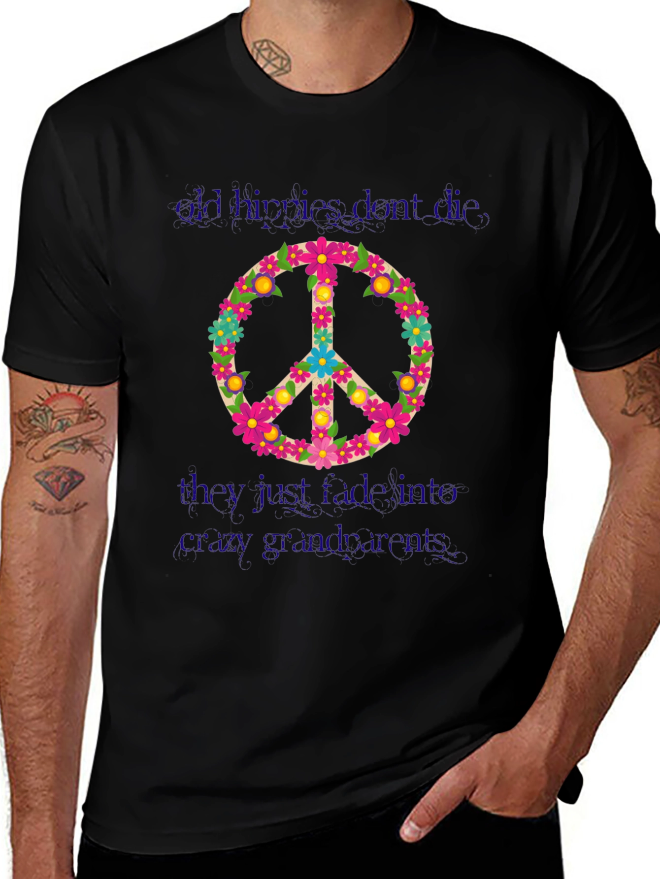 Hippie Grandparents T-Shirt