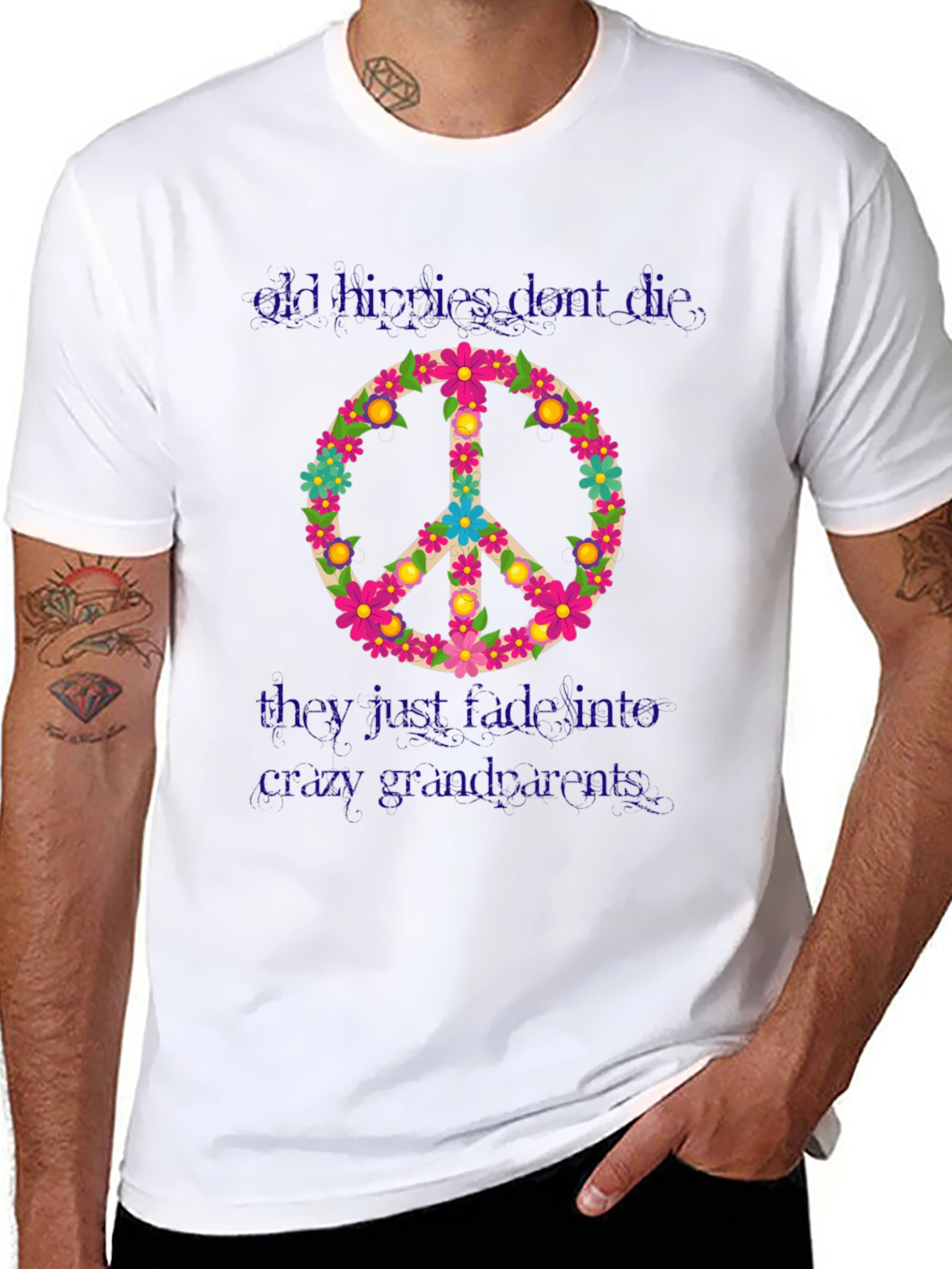 Hippie Grandparents T-Shirt