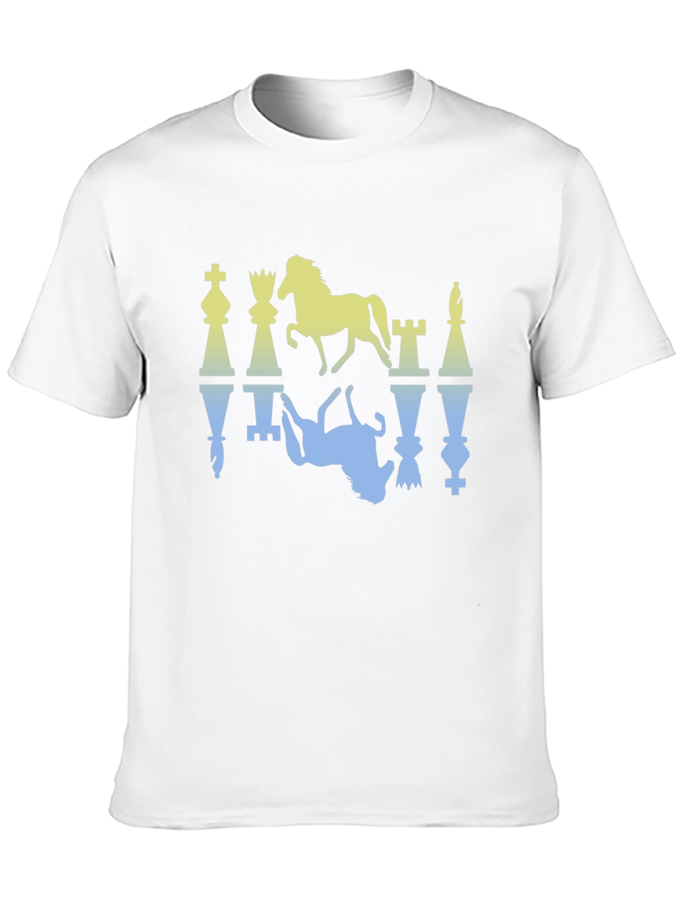 Chess Piece Graphic Tee - Stylish Mens T-Shirt